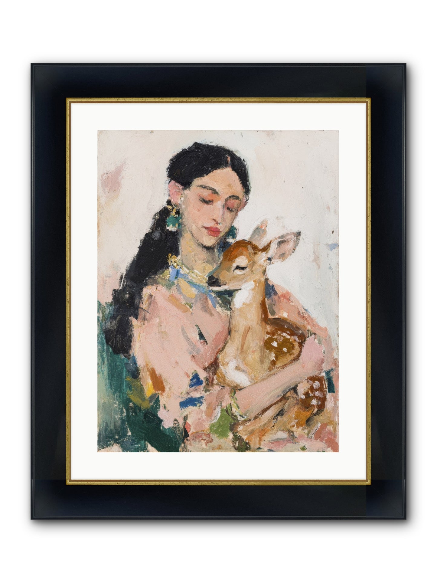 Bellamy & Birch Framed Print - Wide Black w/Gold 18x24