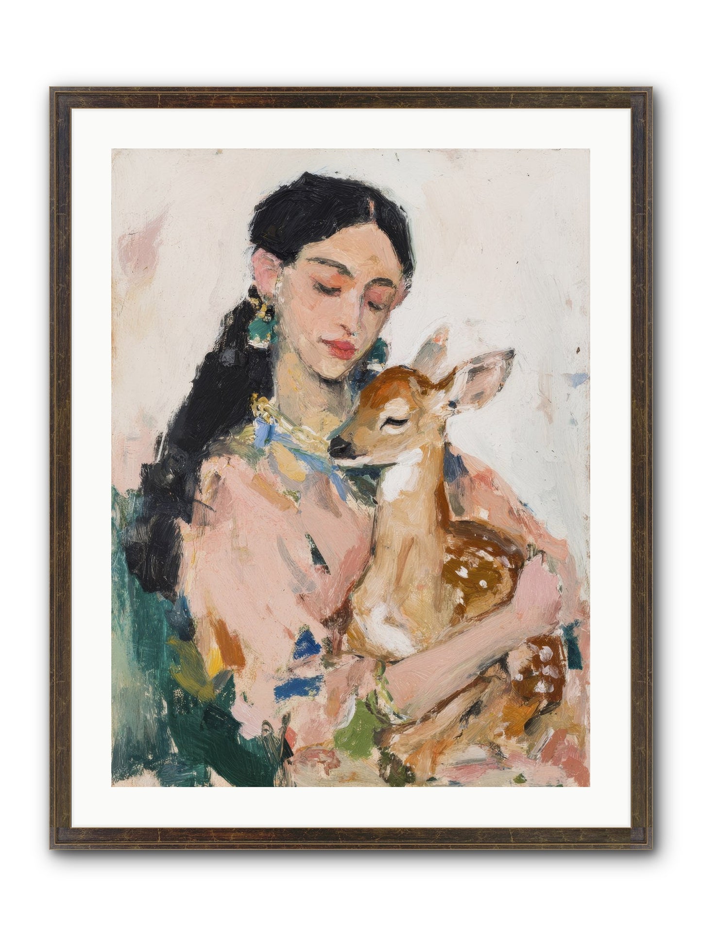 Bellamy & Birch Framed Print - Slimwoods Black/Gold 24x32