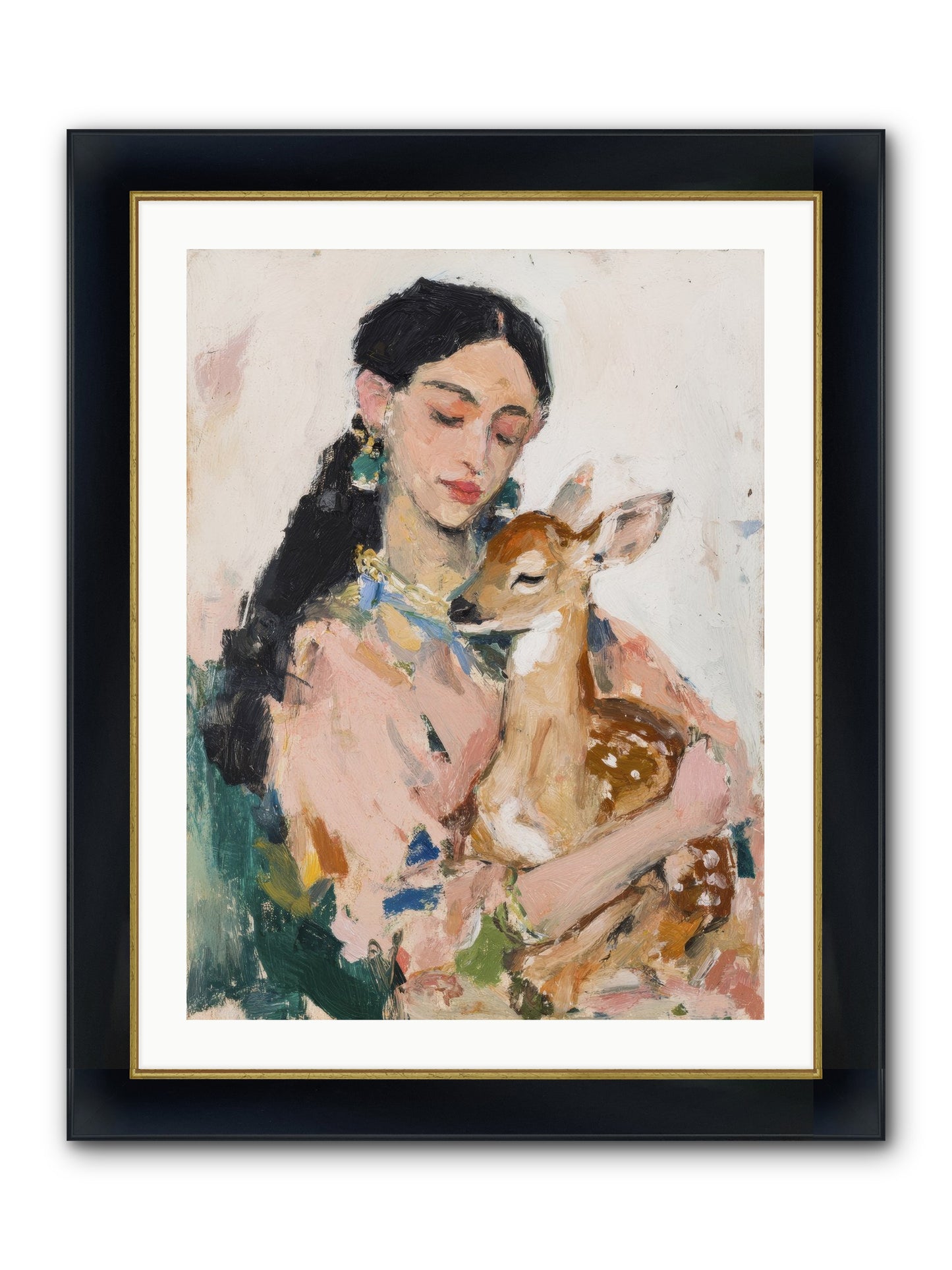 Bellamy & Birch Framed Print - Wide Black w/Gold 24x32