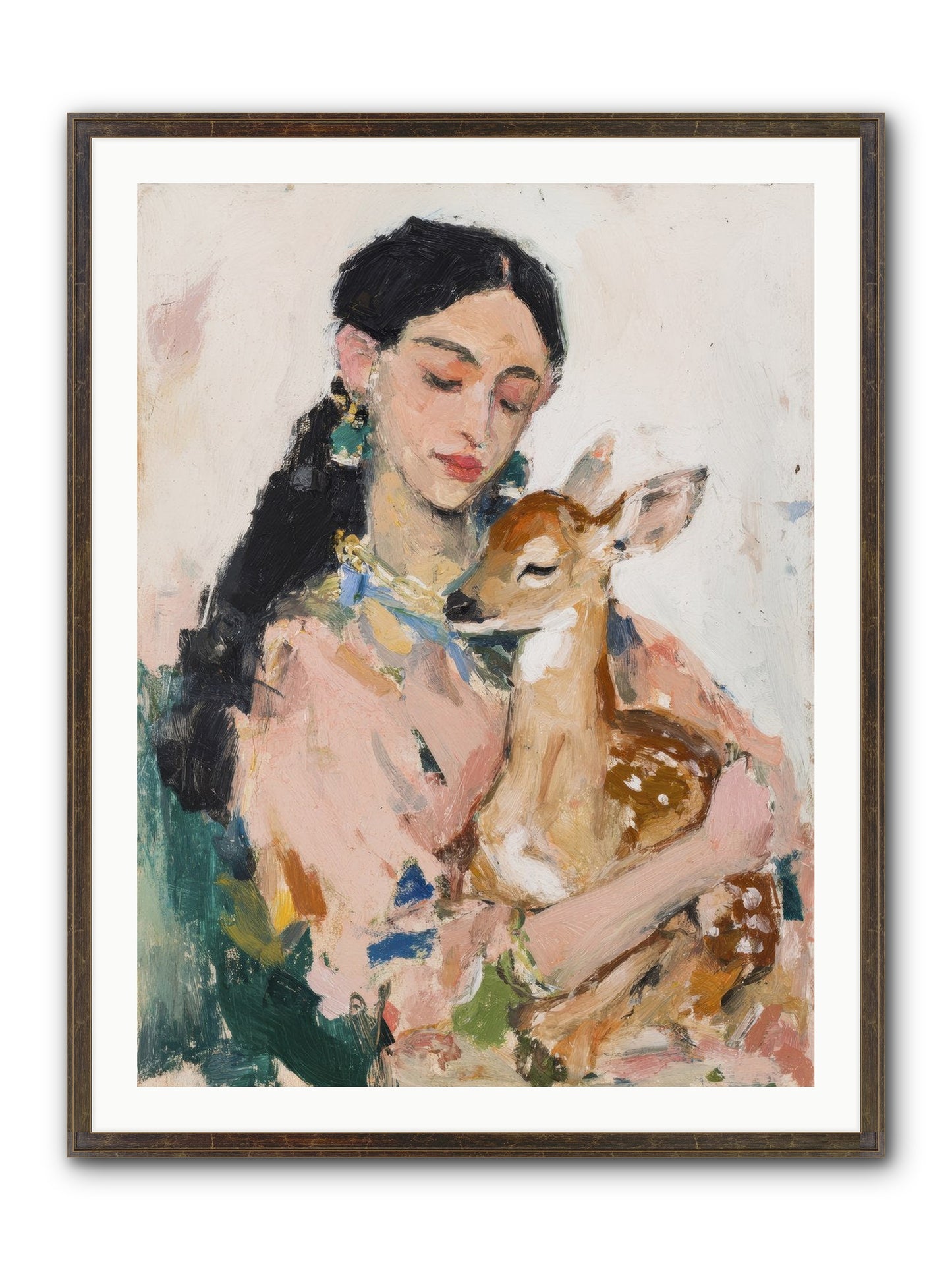Bellamy & Birch Framed Print - Slimwoods Black/Gold 30x40