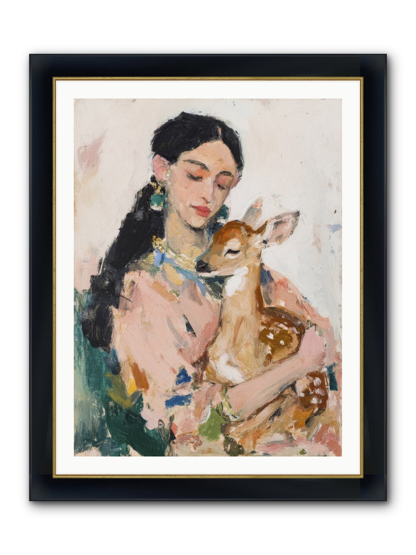 Bellamy & Birch Framed Print - Wide Black w/Gold 30x40