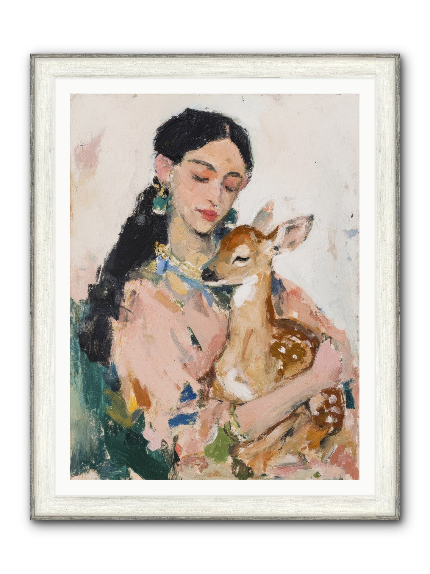 Bellamy & Birch Framed Print - Driftwood White 36x48