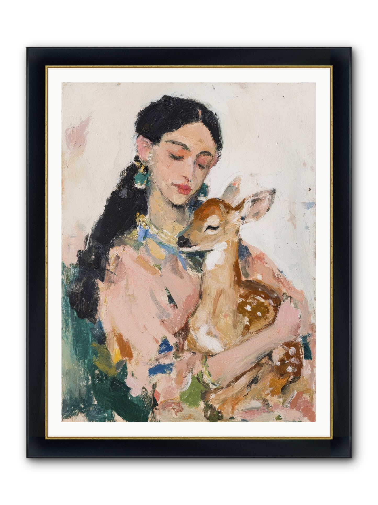 Bellamy & Birch Framed Print - Wide Black w/Gold 36x48