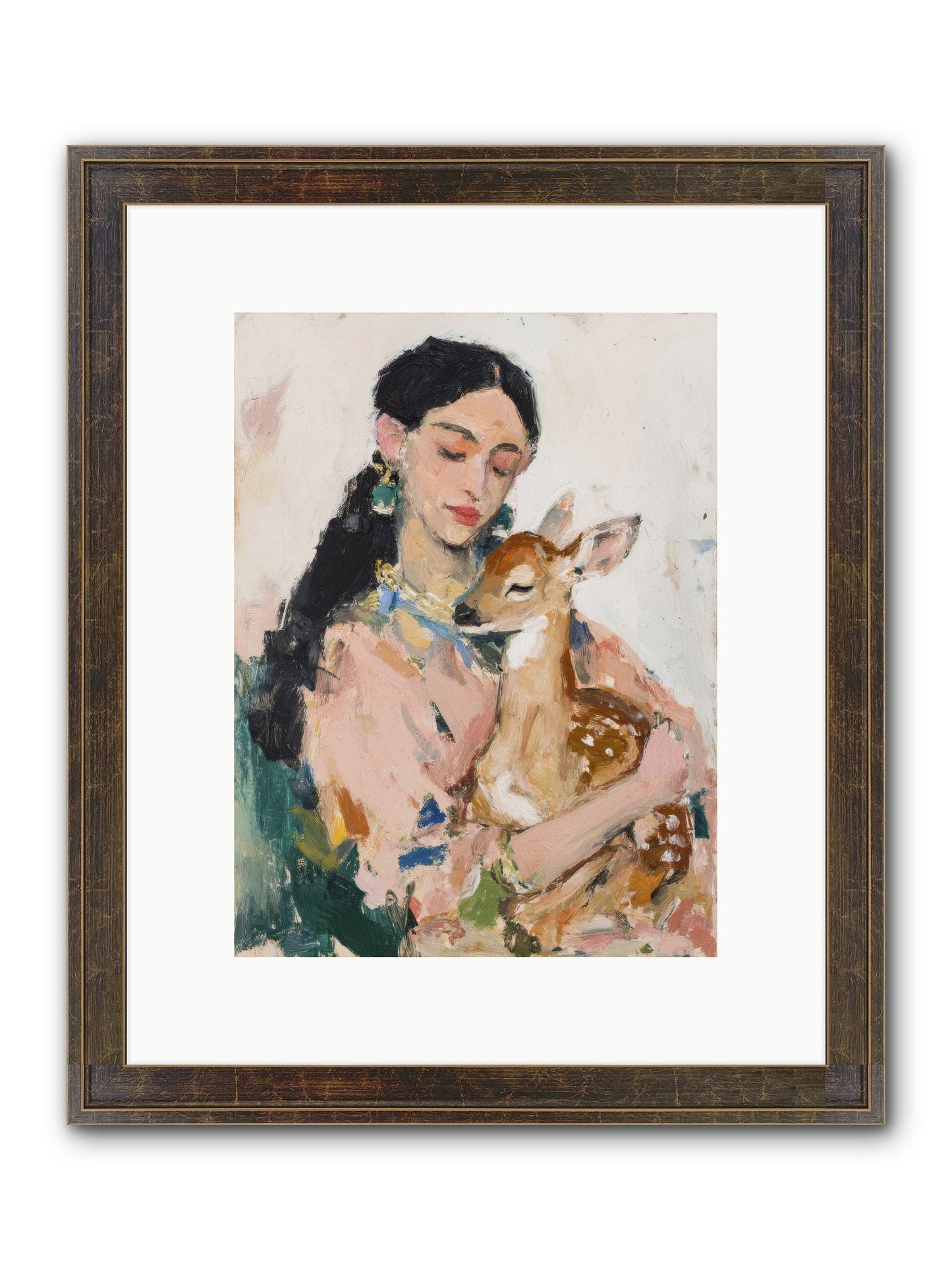 Bellamy & Birch Framed Print - Slimwoods Black/Gold 9x12