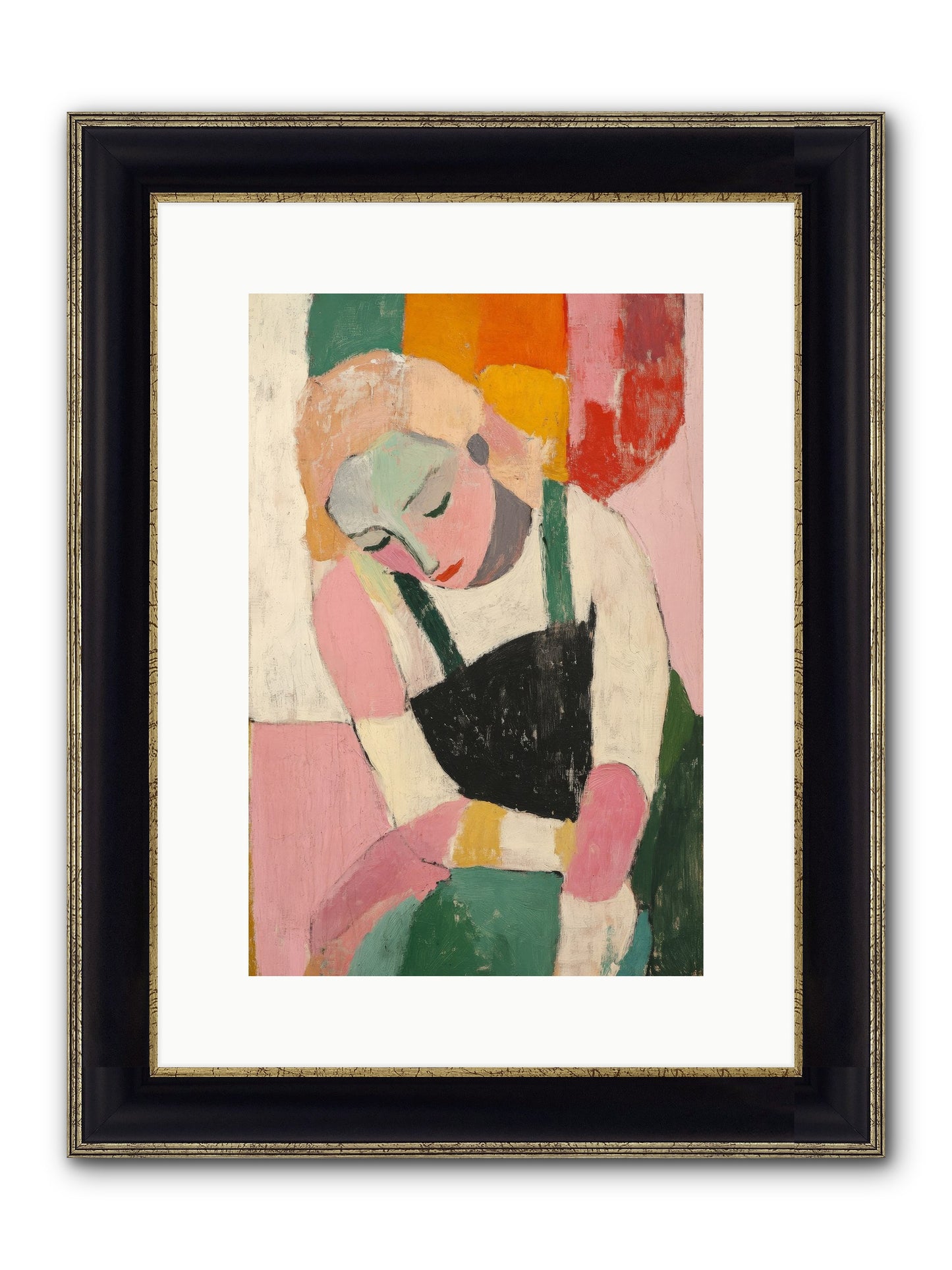 Belle Of Blackwood Framed Print - Black & Gold 10x15