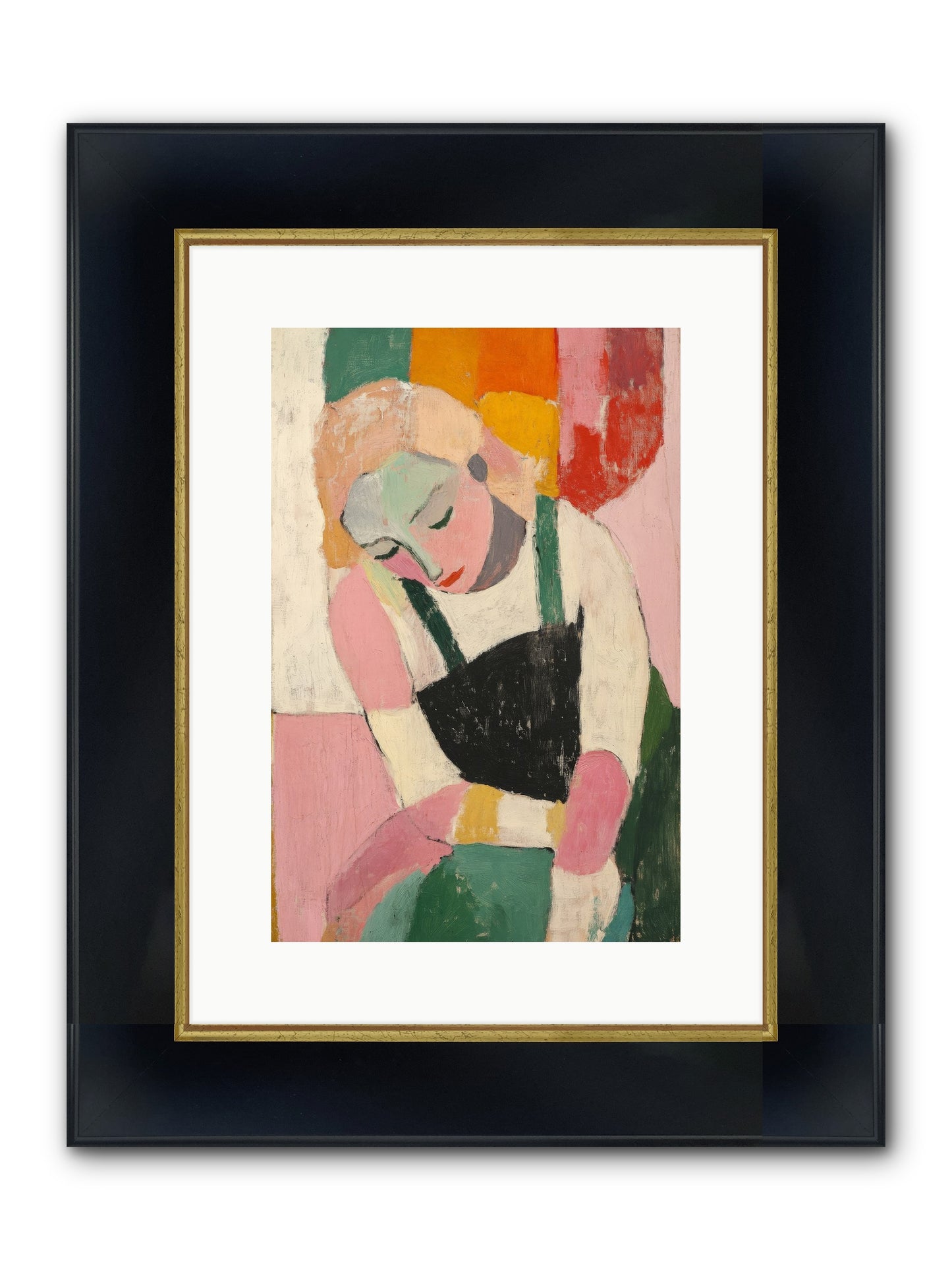 Belle Of Blackwood Framed Print - Wide Black w/Gold 10x15