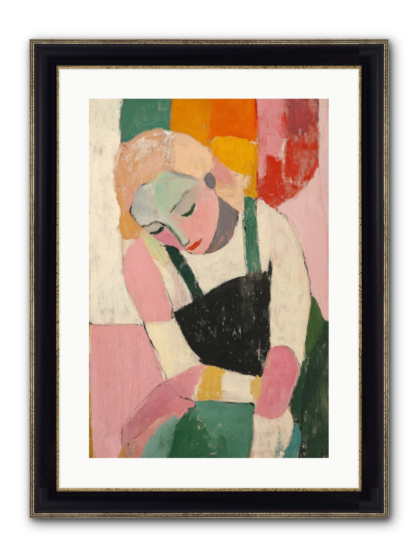 Belle Of Blackwood Framed Print - Black & Gold 16x24