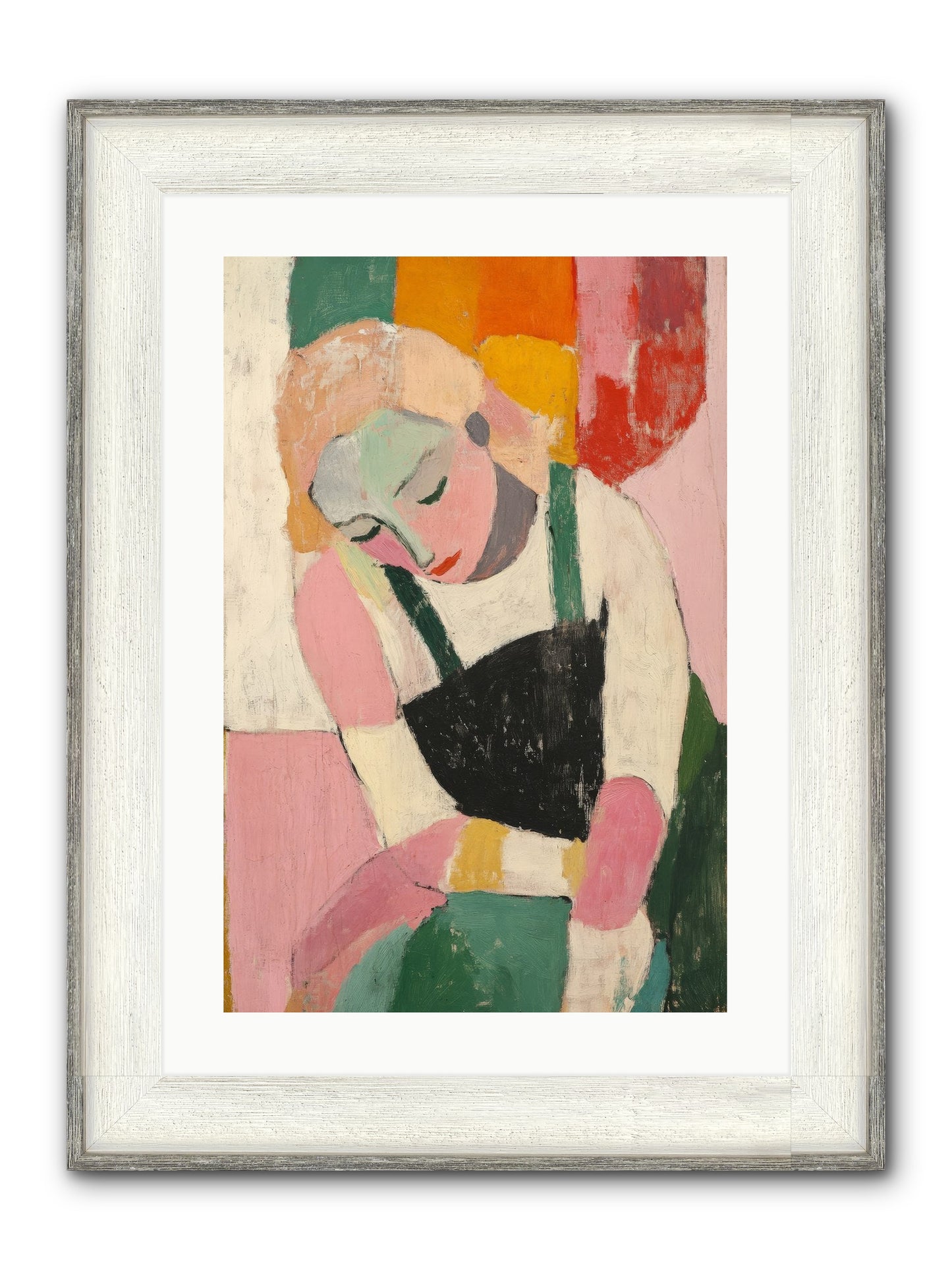 Belle Of Blackwood Framed Print - Driftwood White 16x24