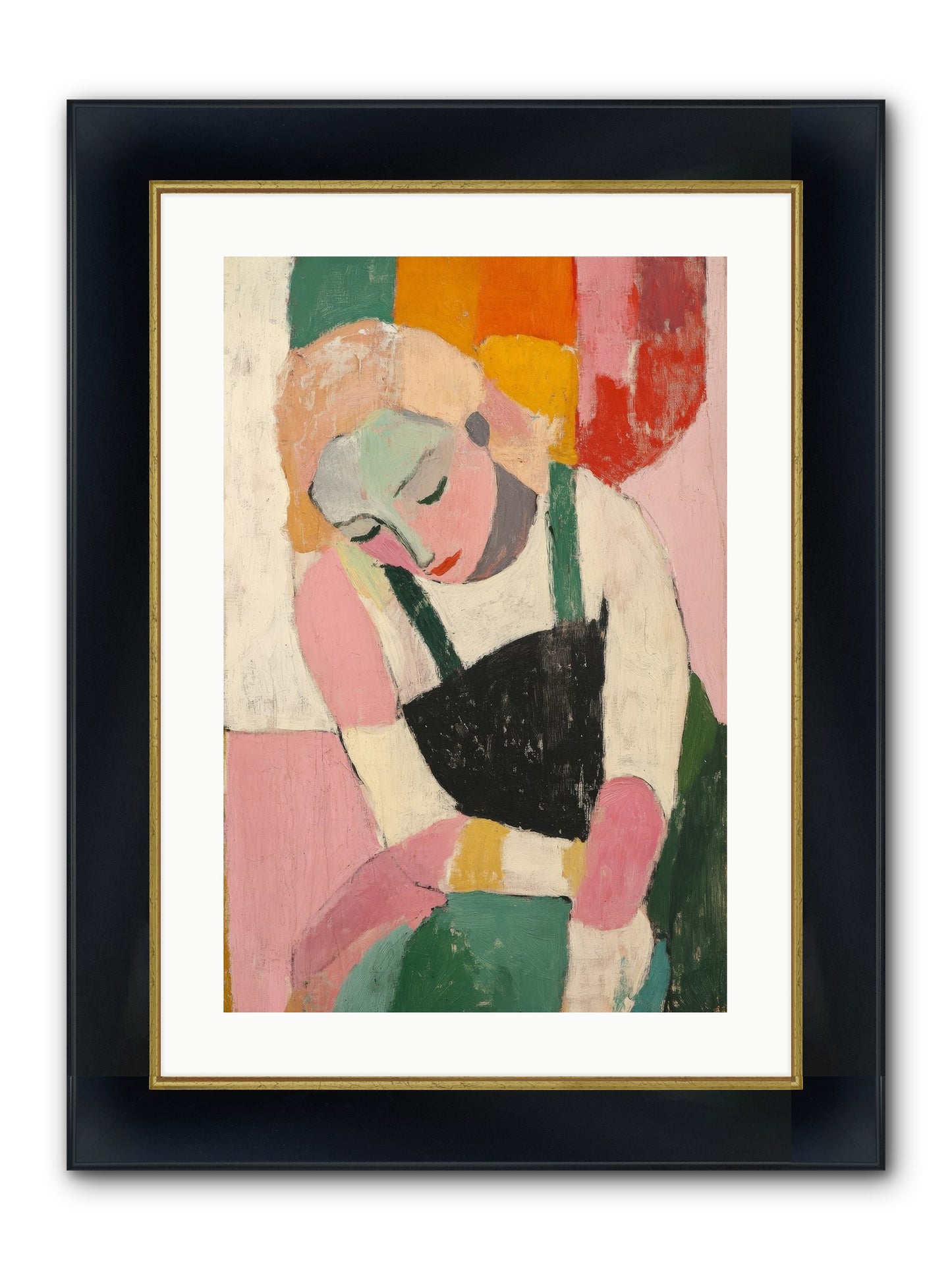 Belle Of Blackwood Framed Print - Wide Black w/Gold 16x24