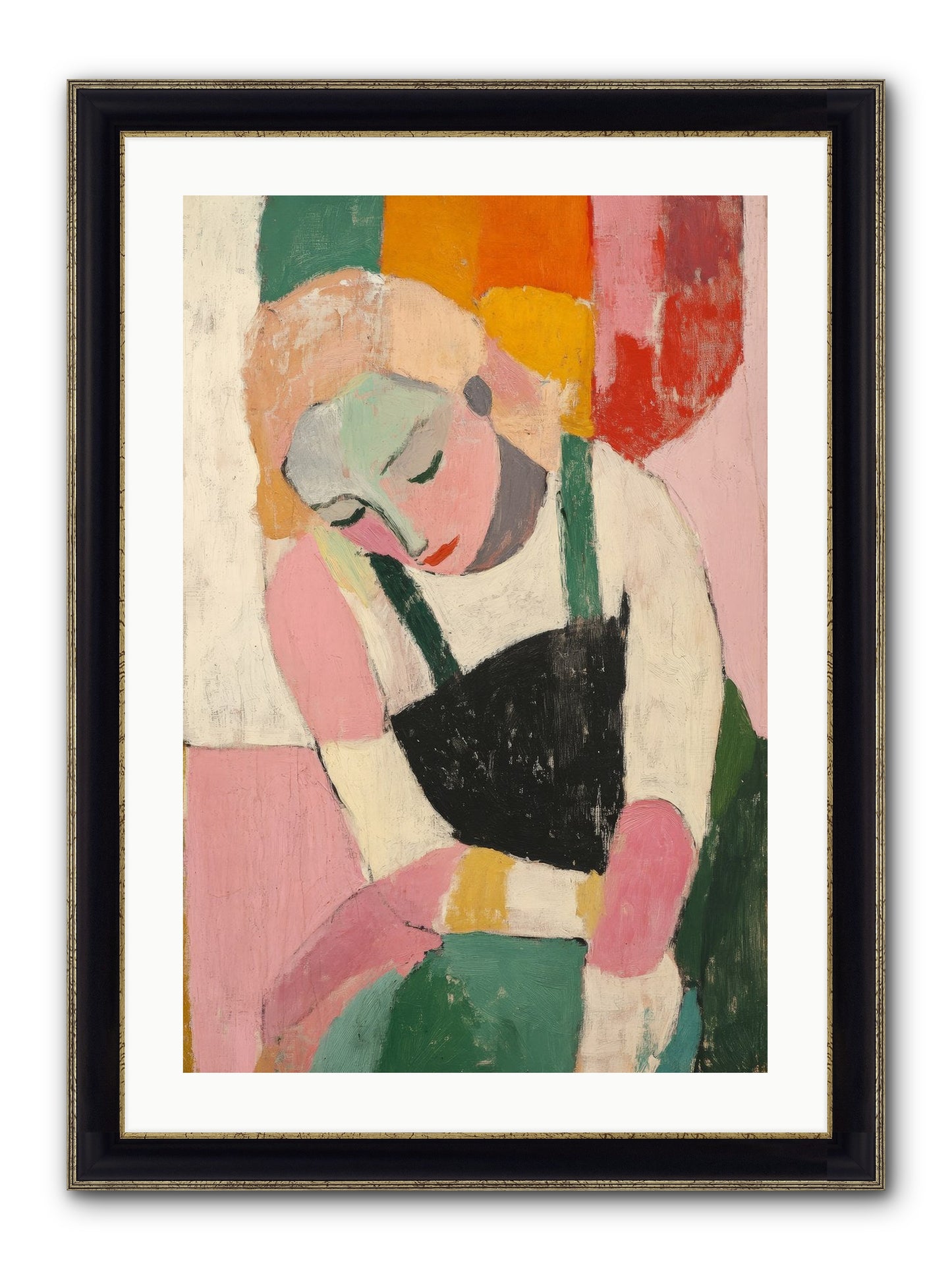 Belle Of Blackwood Framed Print - Black & Gold 20x30
