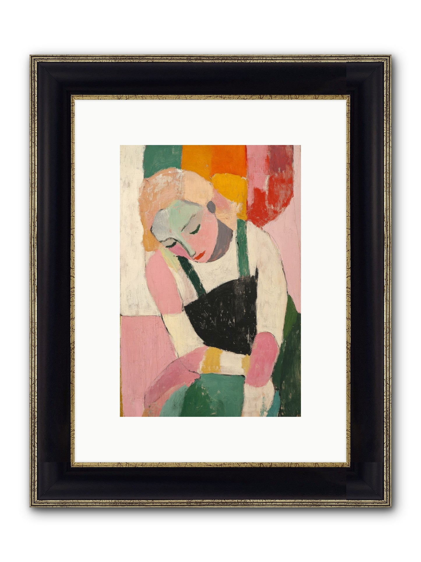 Belle Of Blackwood Framed Print - Black & Gold 8x12