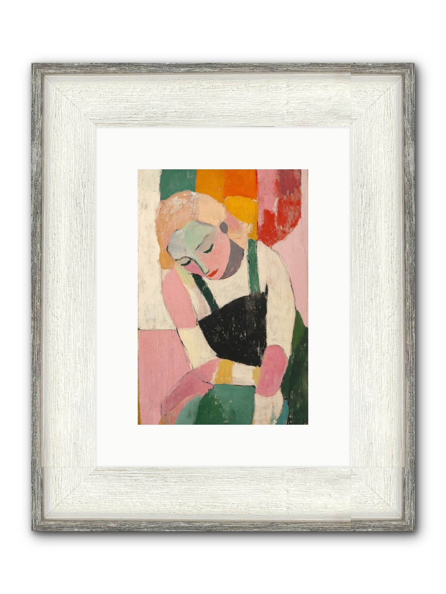 Belle Of Blackwood Framed Print - Driftwood White 8x12