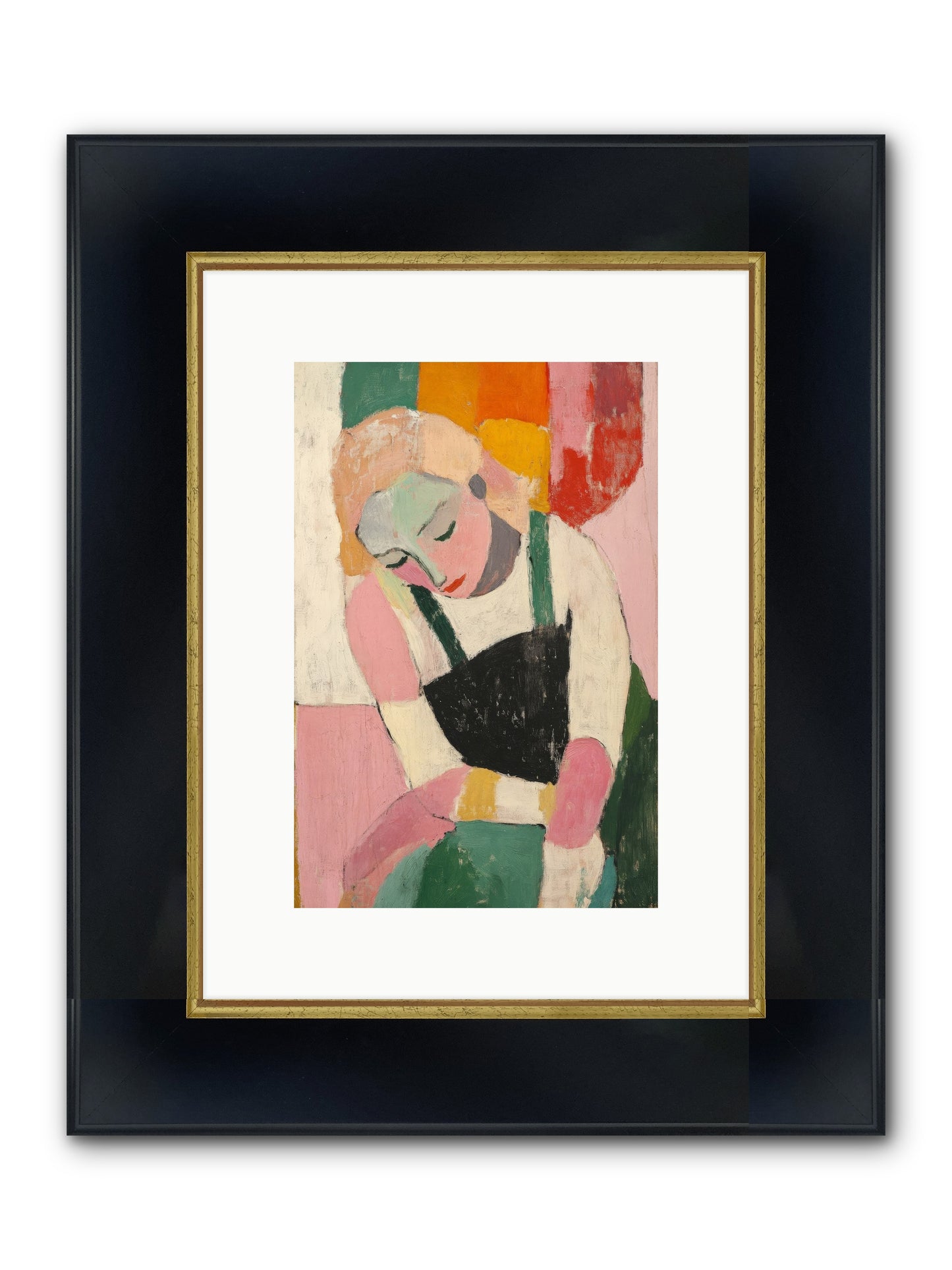 Belle Of Blackwood Framed Print - Wide Black w/Gold 8x12