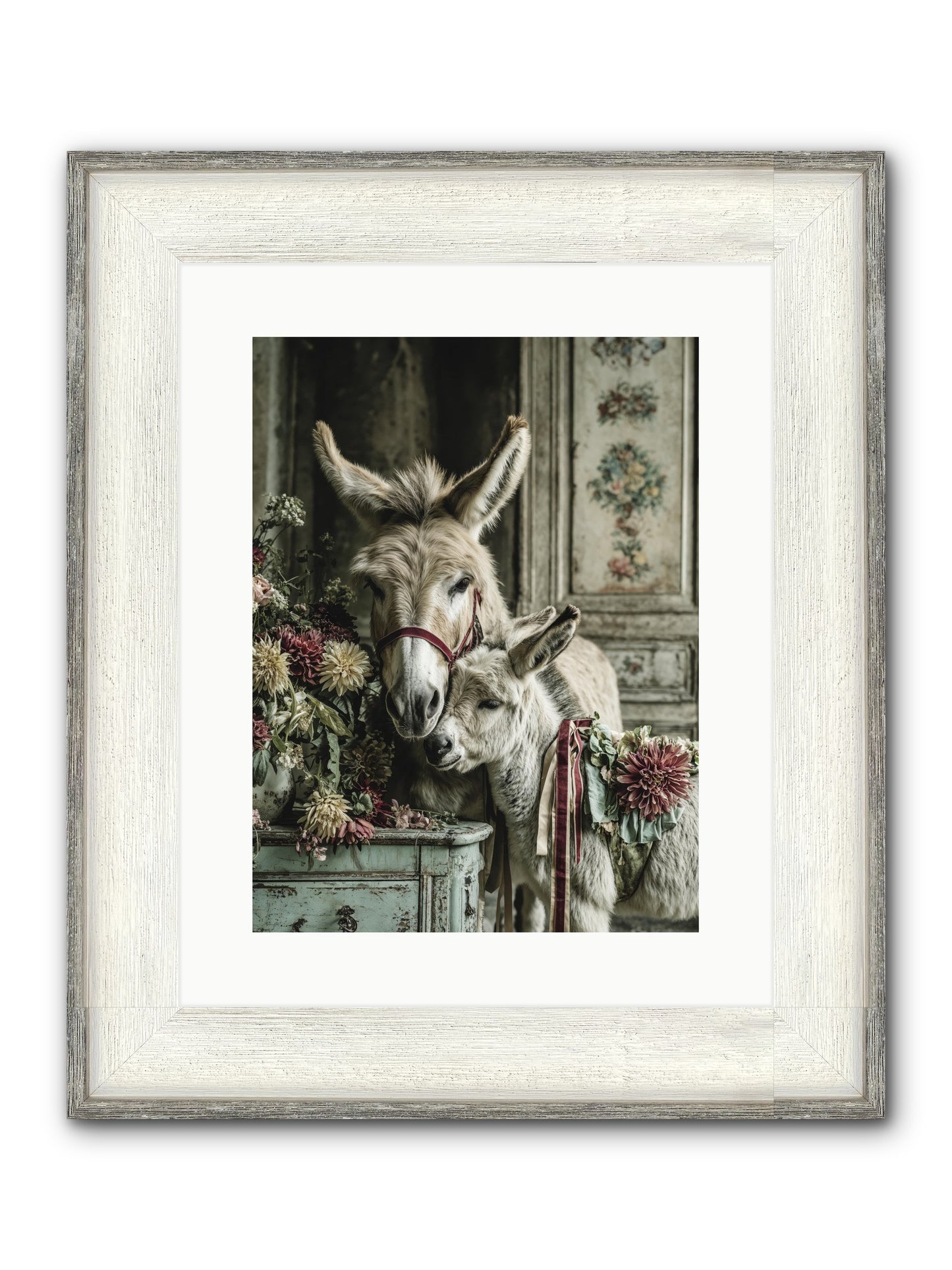 Beloved Framed Print - Driftwood White 12x16