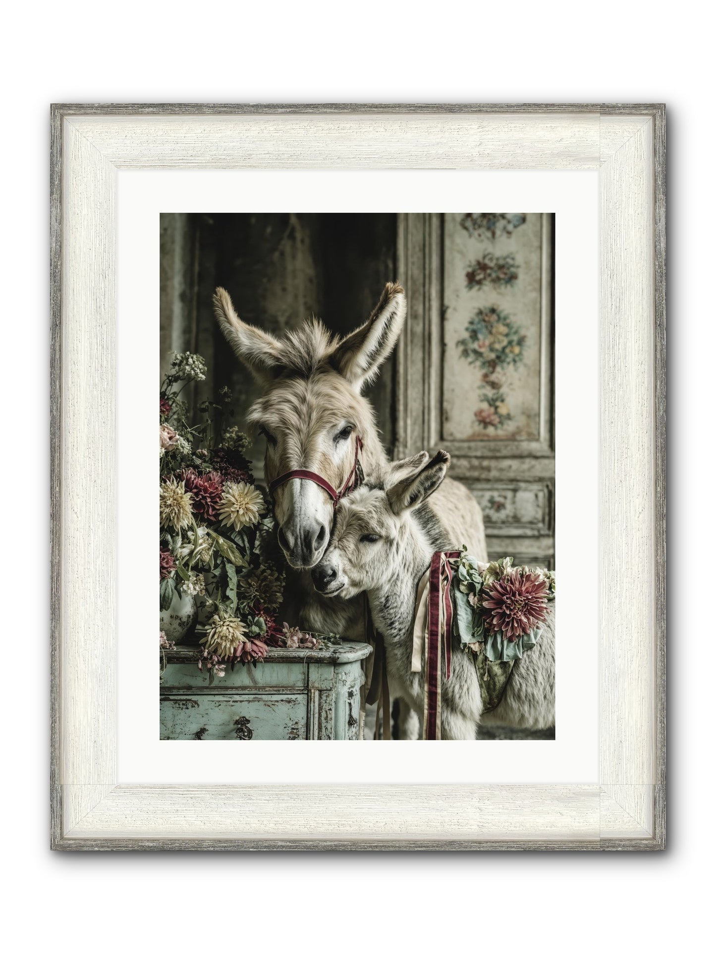 Beloved Framed Print - Driftwood White 18x24