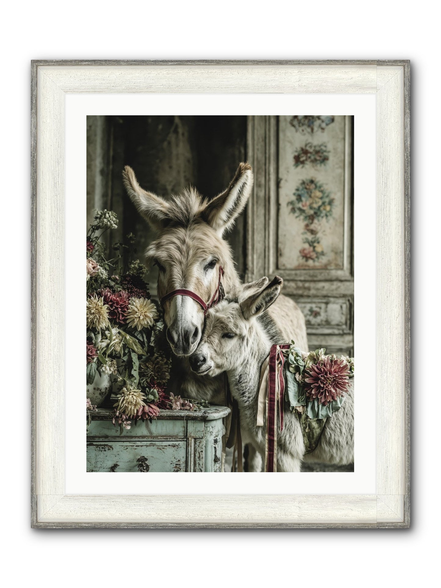Beloved Framed Print - Driftwood White 24x32