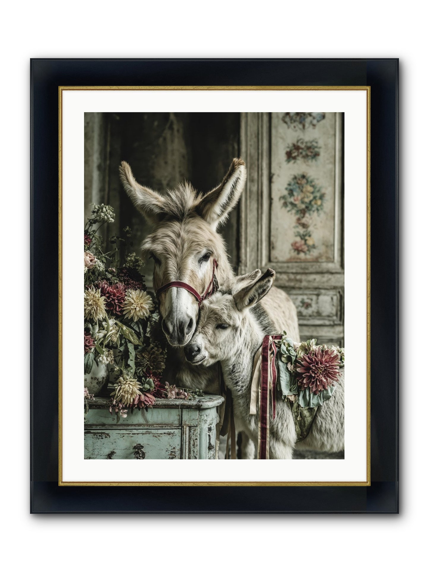 Beloved Framed Print - Wide Black w/Gold 24x32