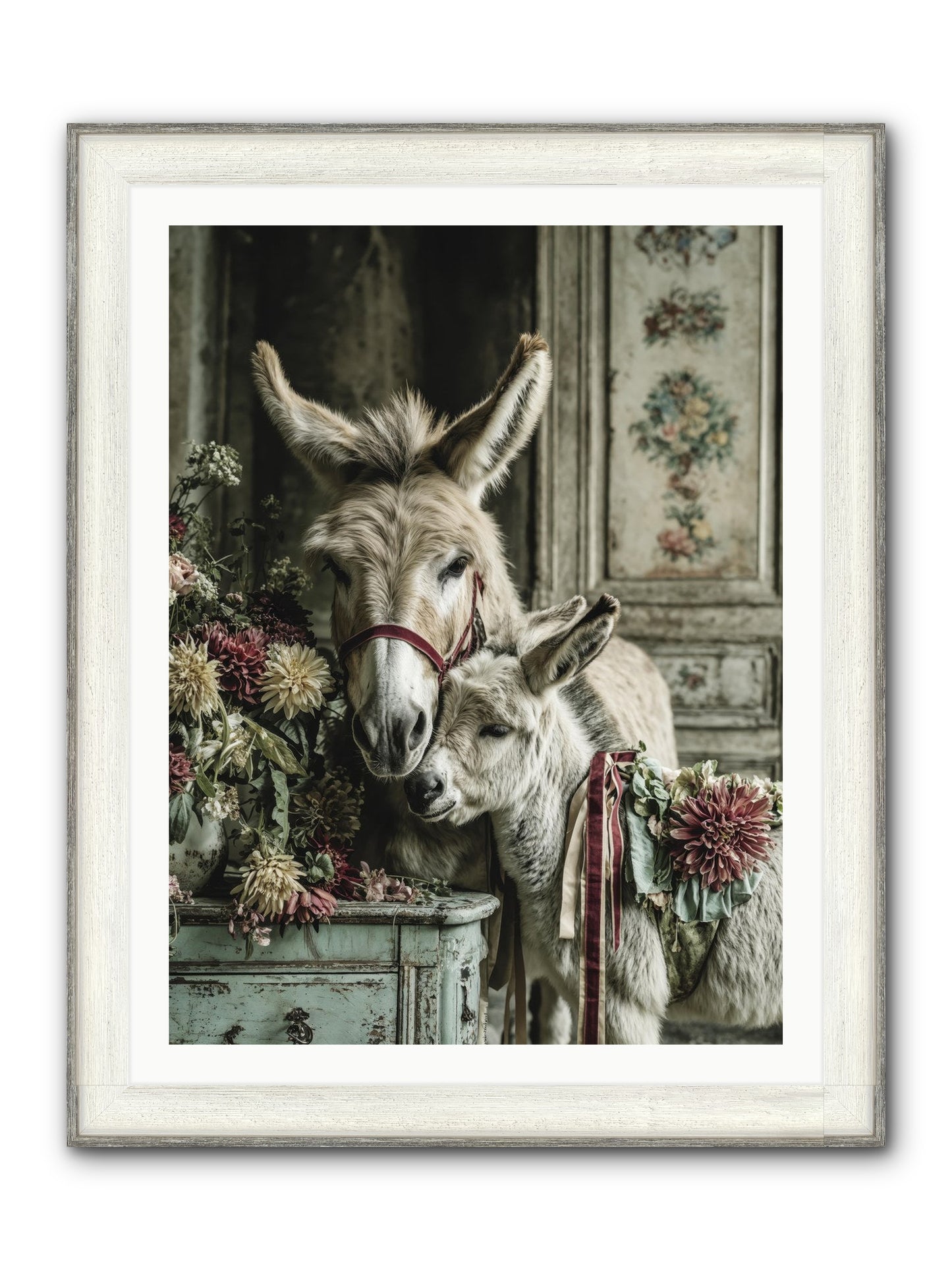 Beloved Framed Print - Driftwood White 30x40