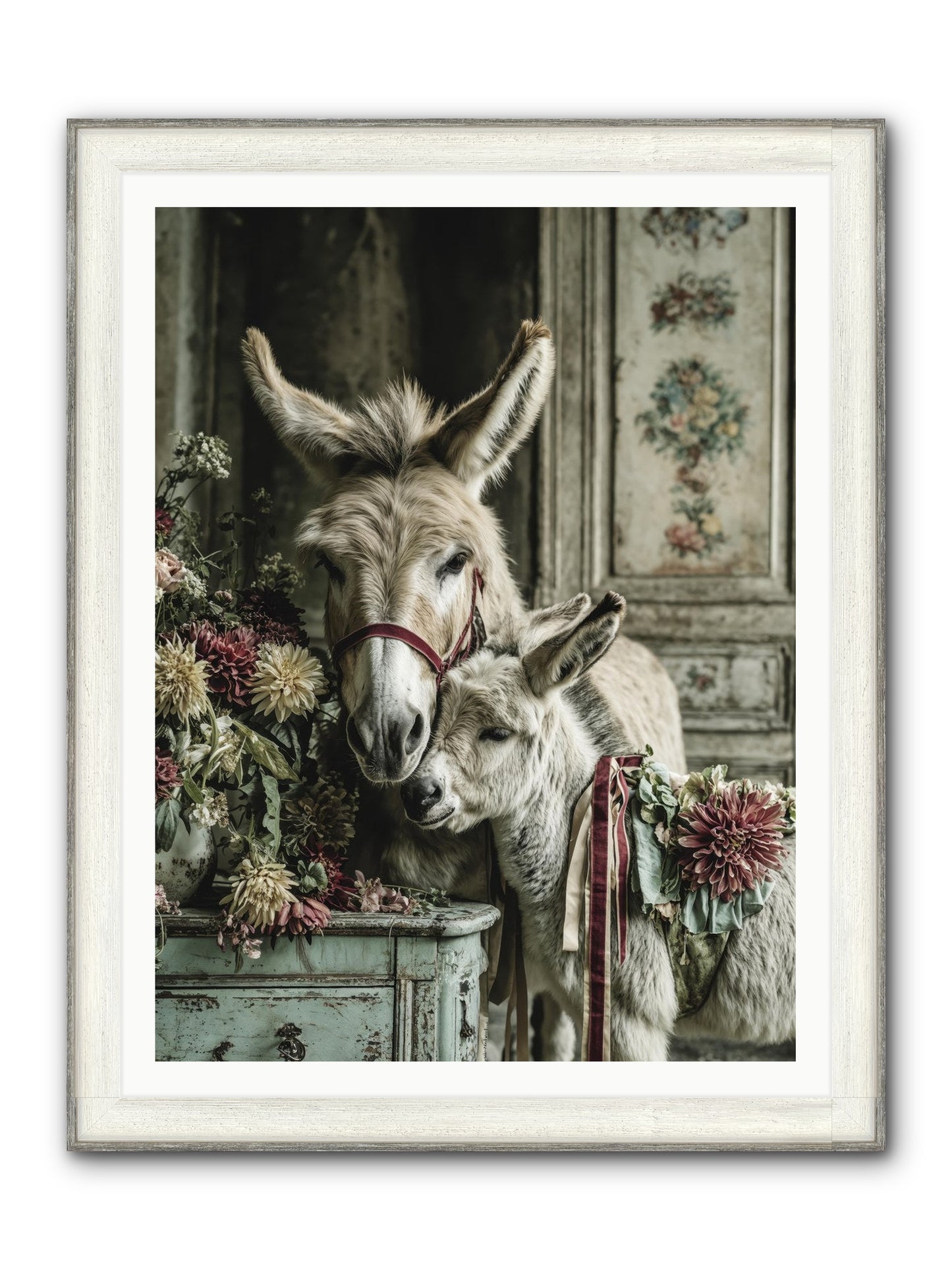 Beloved Framed Print - Driftwood White 36x48
