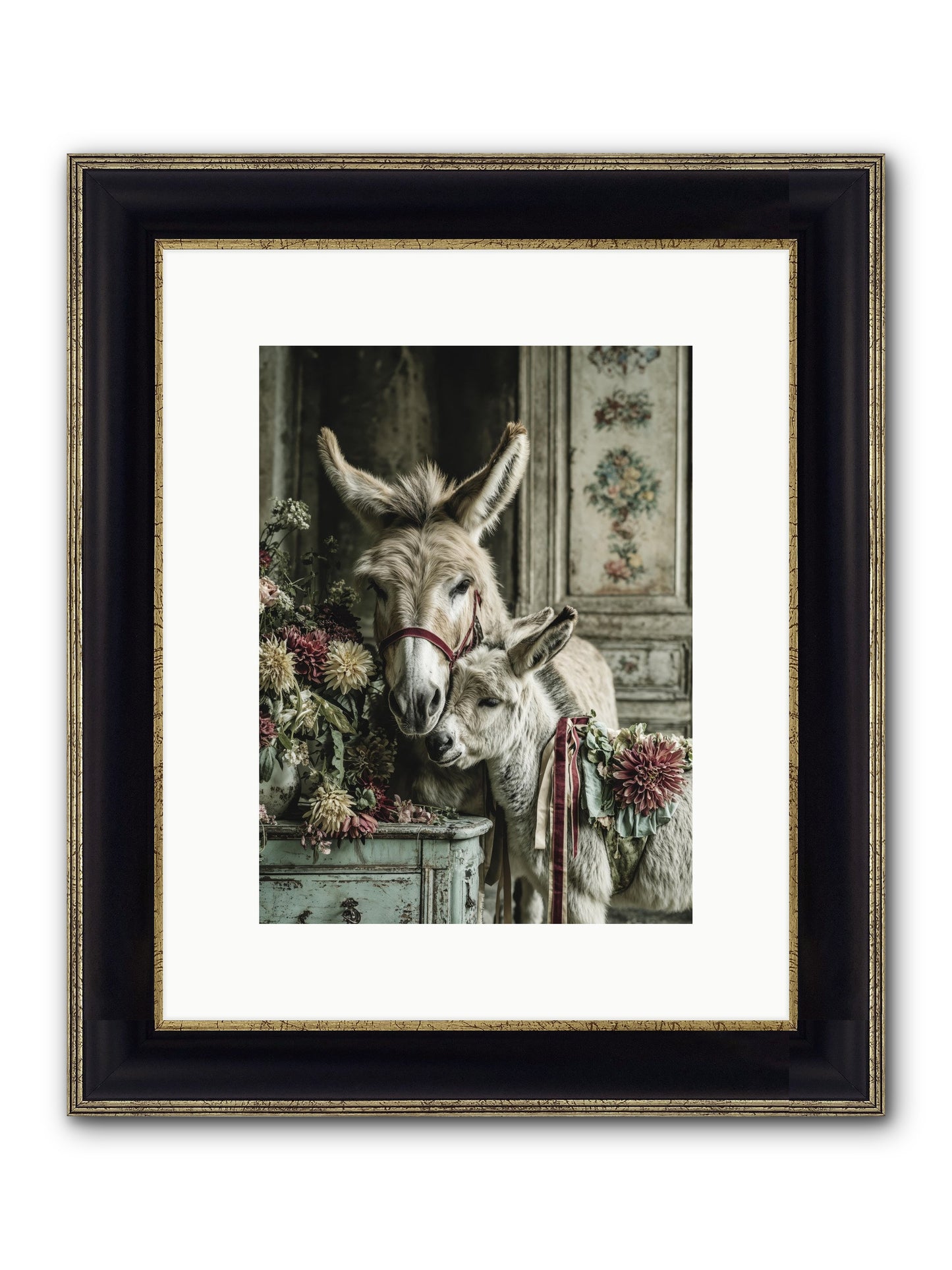 Beloved Framed Print - Black & Gold 9x12