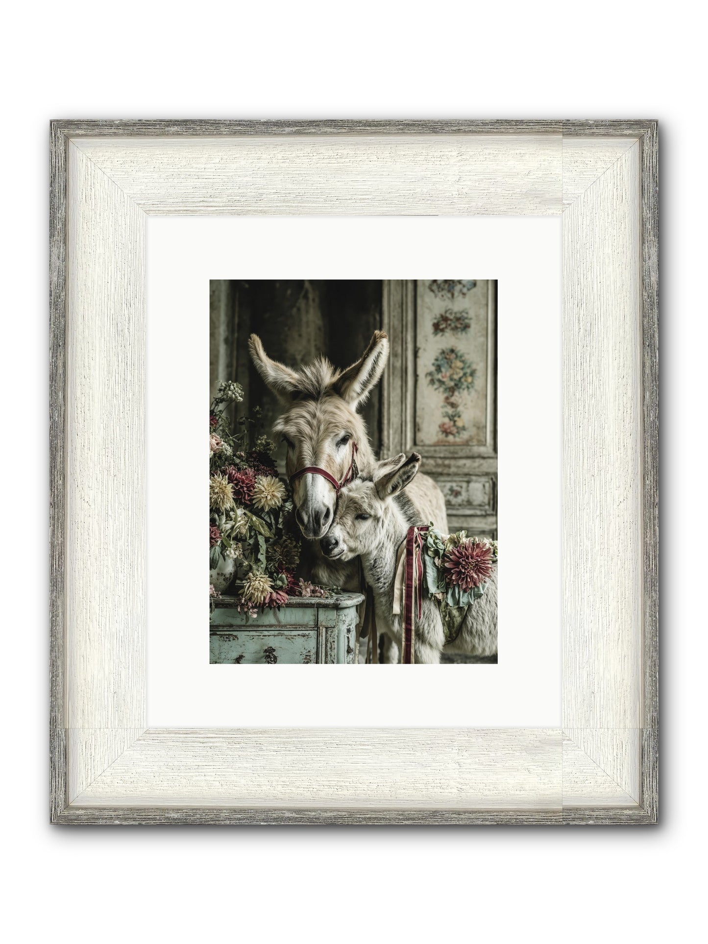 Beloved Framed Print - Driftwood White 9x12