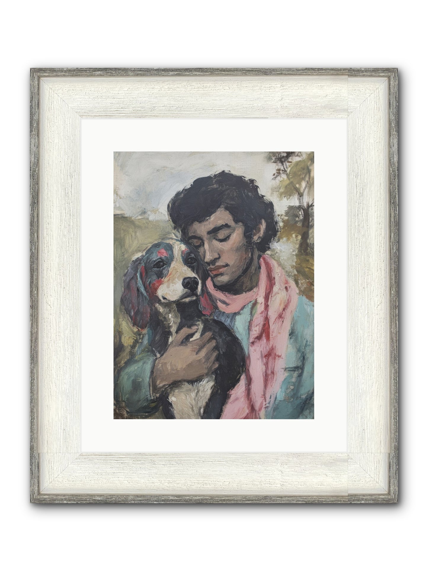 Beloved Little Soul Framed Print - Driftwood White 12x16
