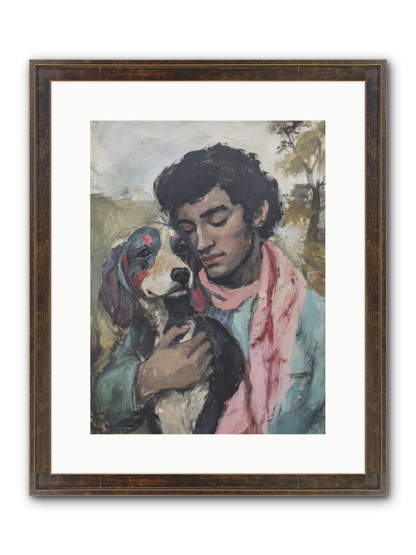 Beloved Little Soul Framed Print - Slimwoods Black/Gold 12x16