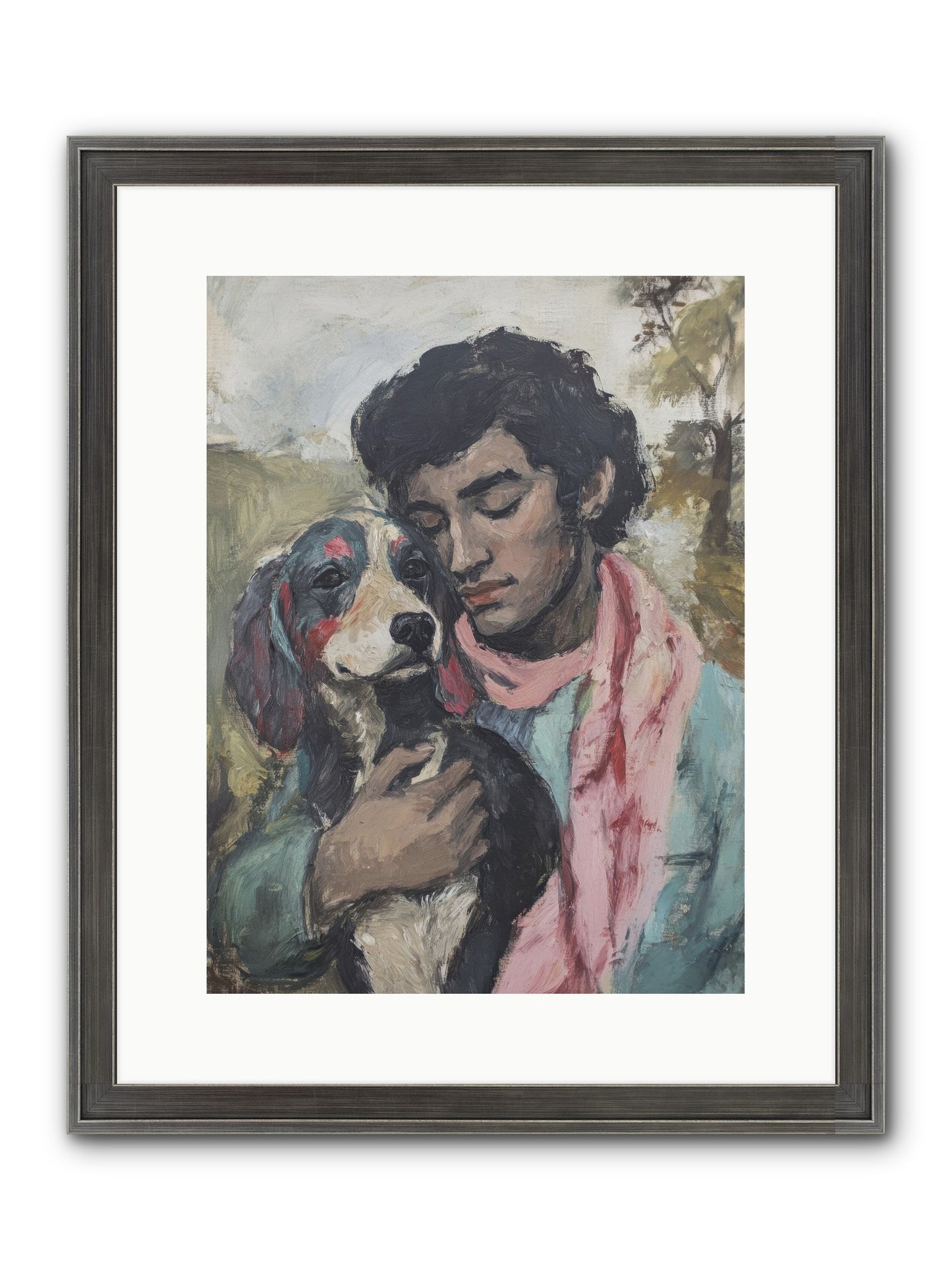 Beloved Little Soul Framed Print - Slimwoods Black/Silver 12x16