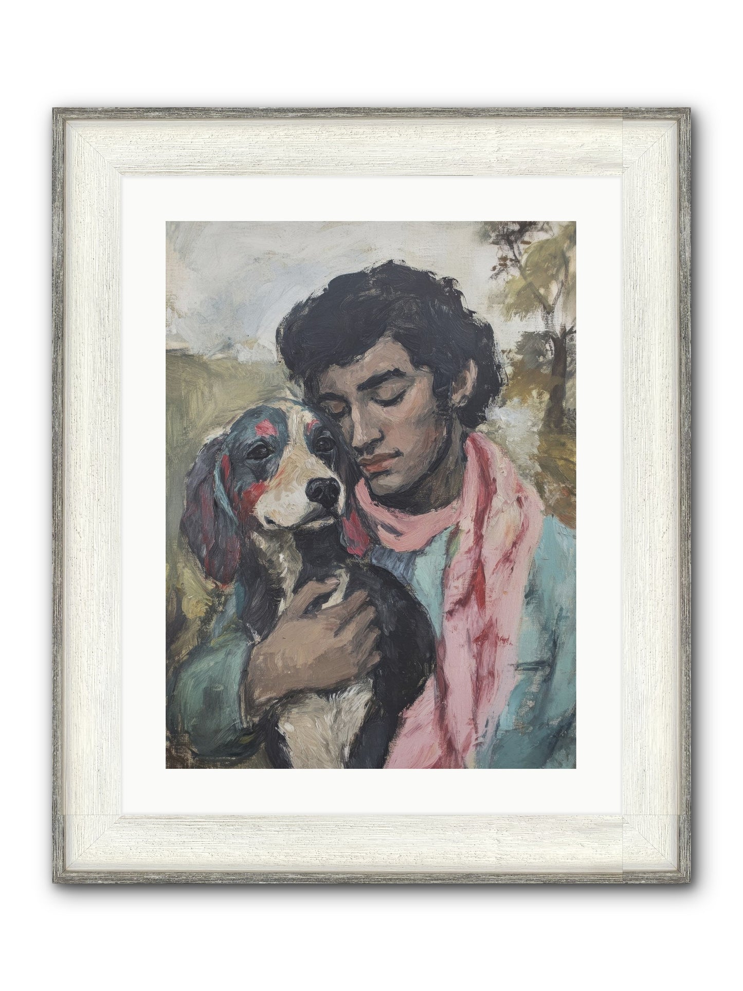 Beloved Little Soul Framed Print - Driftwood White 18x24