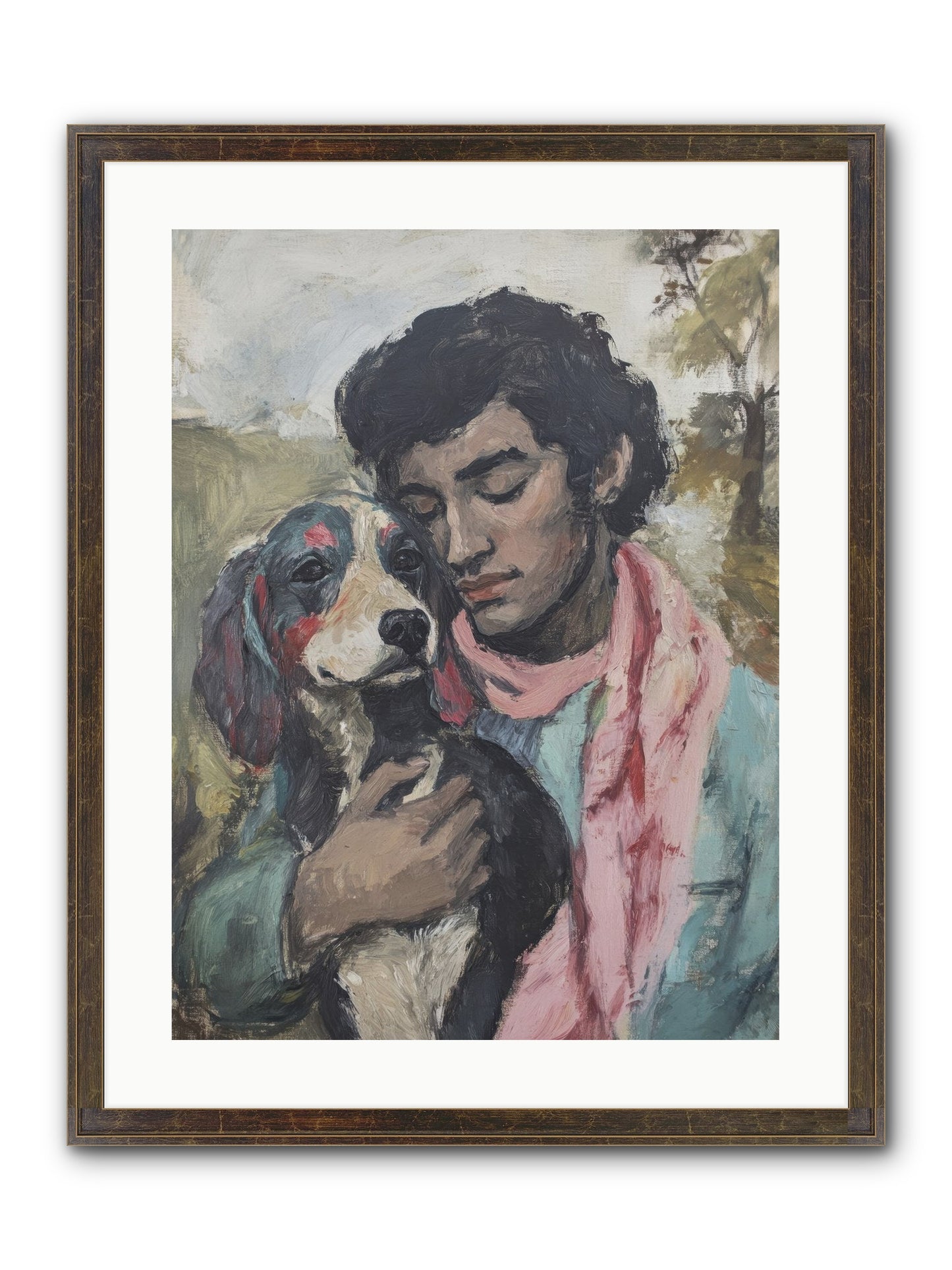 Beloved Little Soul Framed Print - Slimwoods Black/Gold 18x24