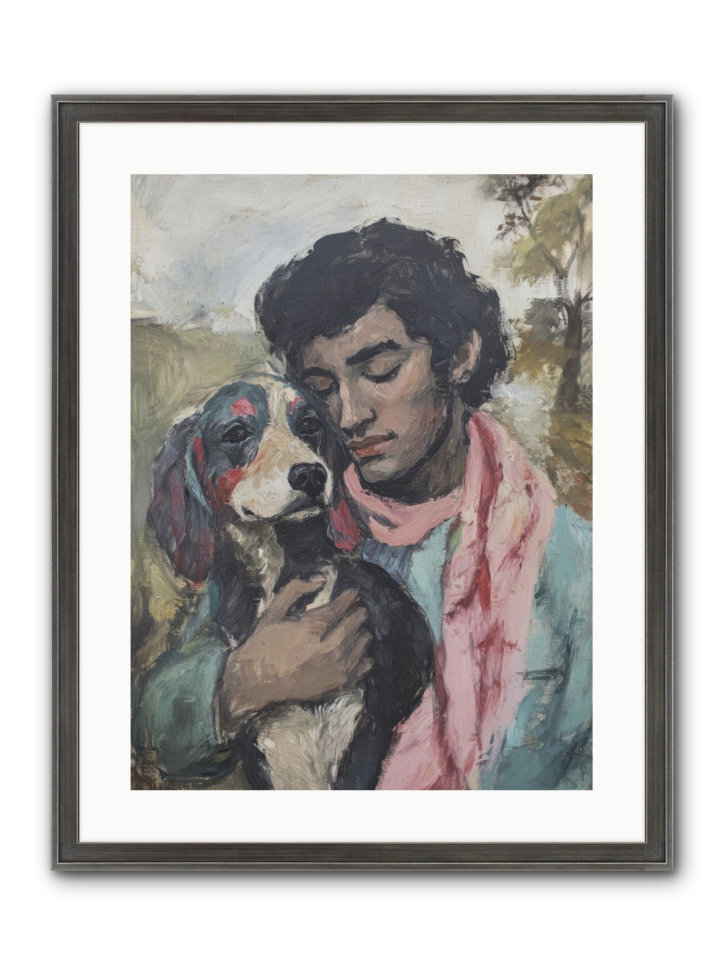 Beloved Little Soul Framed Print - Slimwoods Black/Silver 18x24