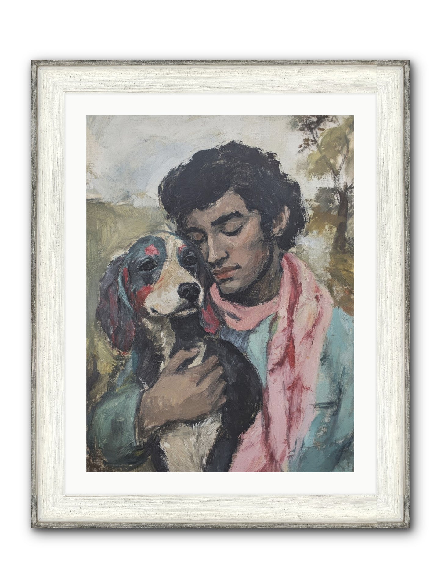 Beloved Little Soul Framed Print - Driftwood White 24x32