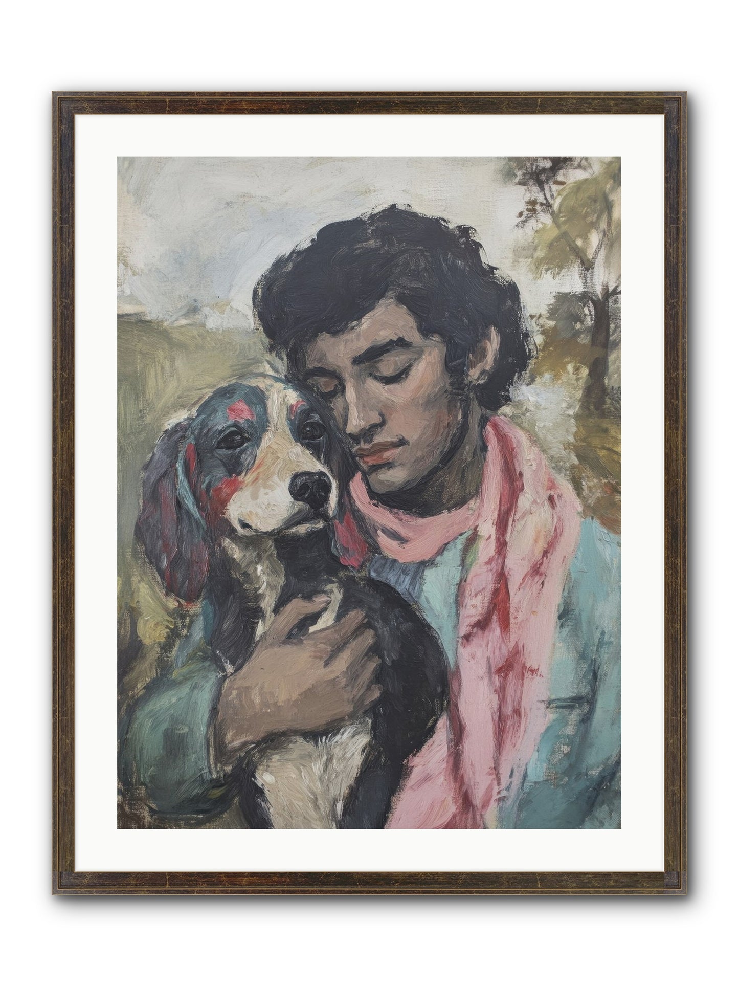 Beloved Little Soul Framed Print - Slimwoods Black/Gold 24x32