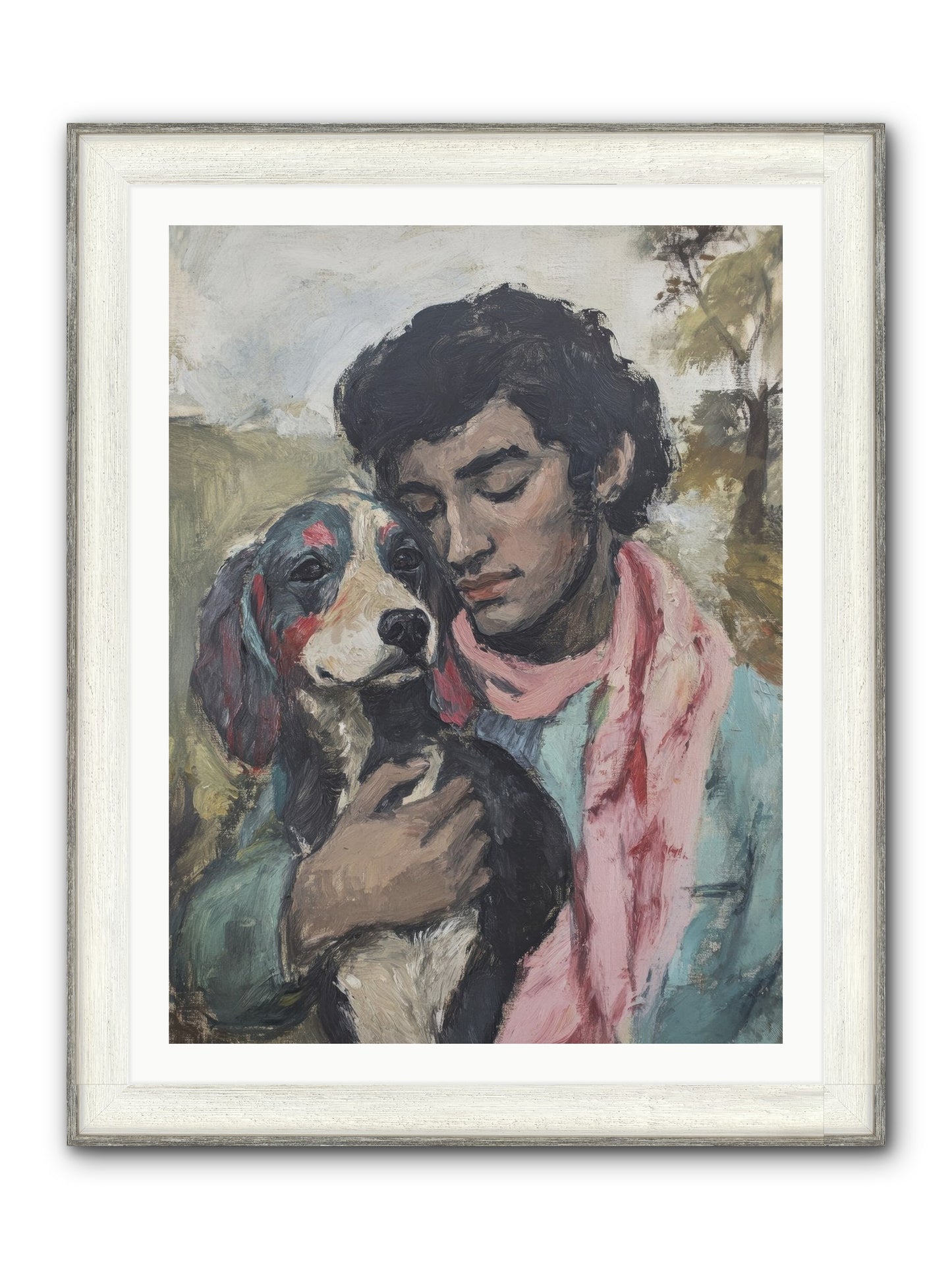 Beloved Little Soul Framed Print - Driftwood White 30x40