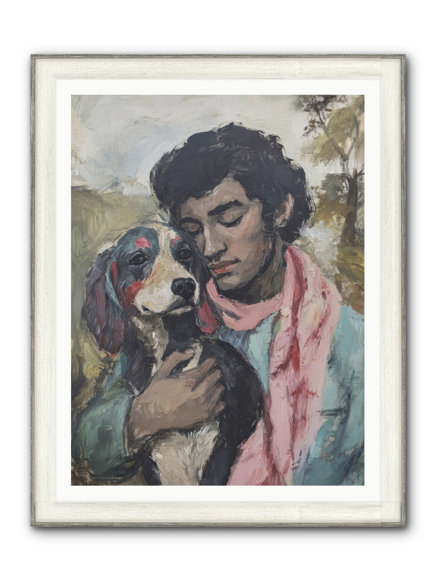 Beloved Little Soul Framed Print - Driftwood White 36x48