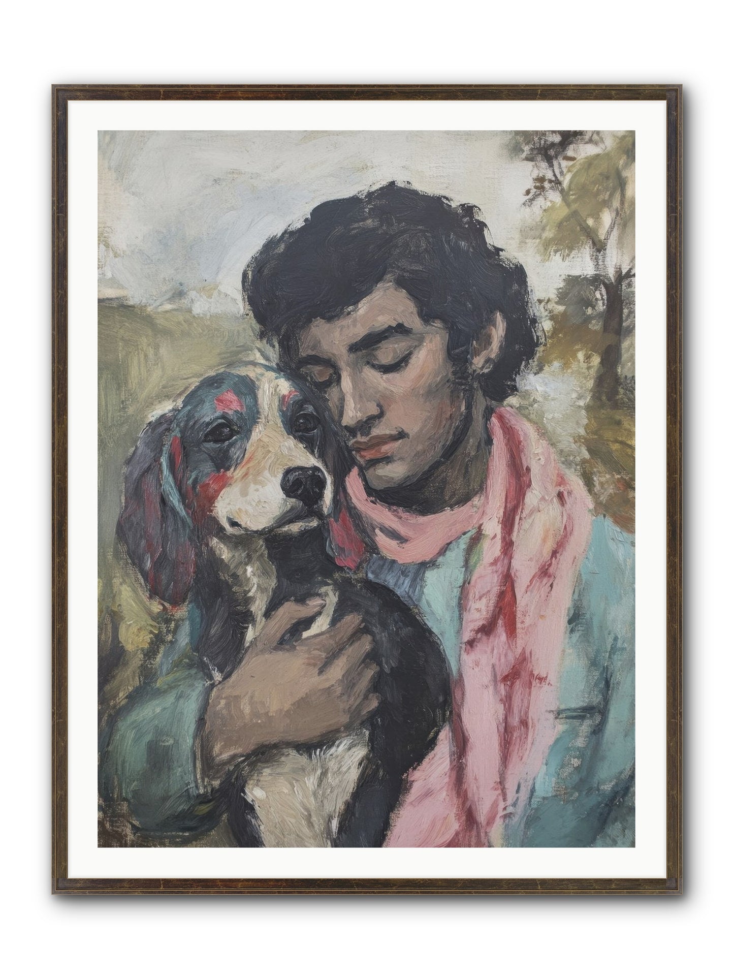 Beloved Little Soul Framed Print - Slimwoods Black/Gold 36x48