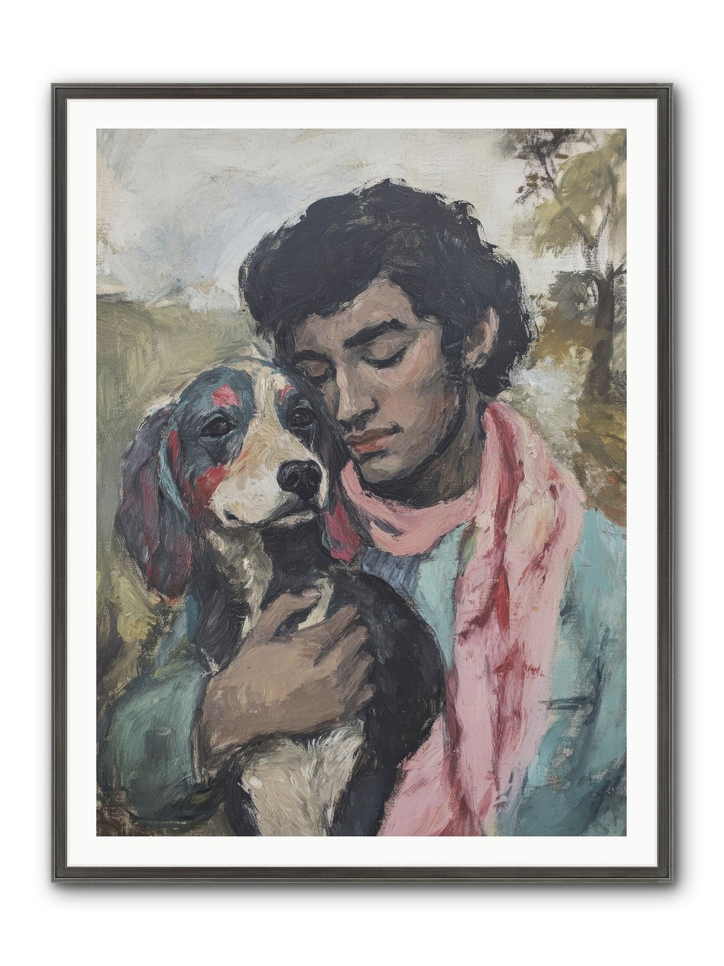 Beloved Little Soul Framed Print - Slimwoods Black/Silver 36x48