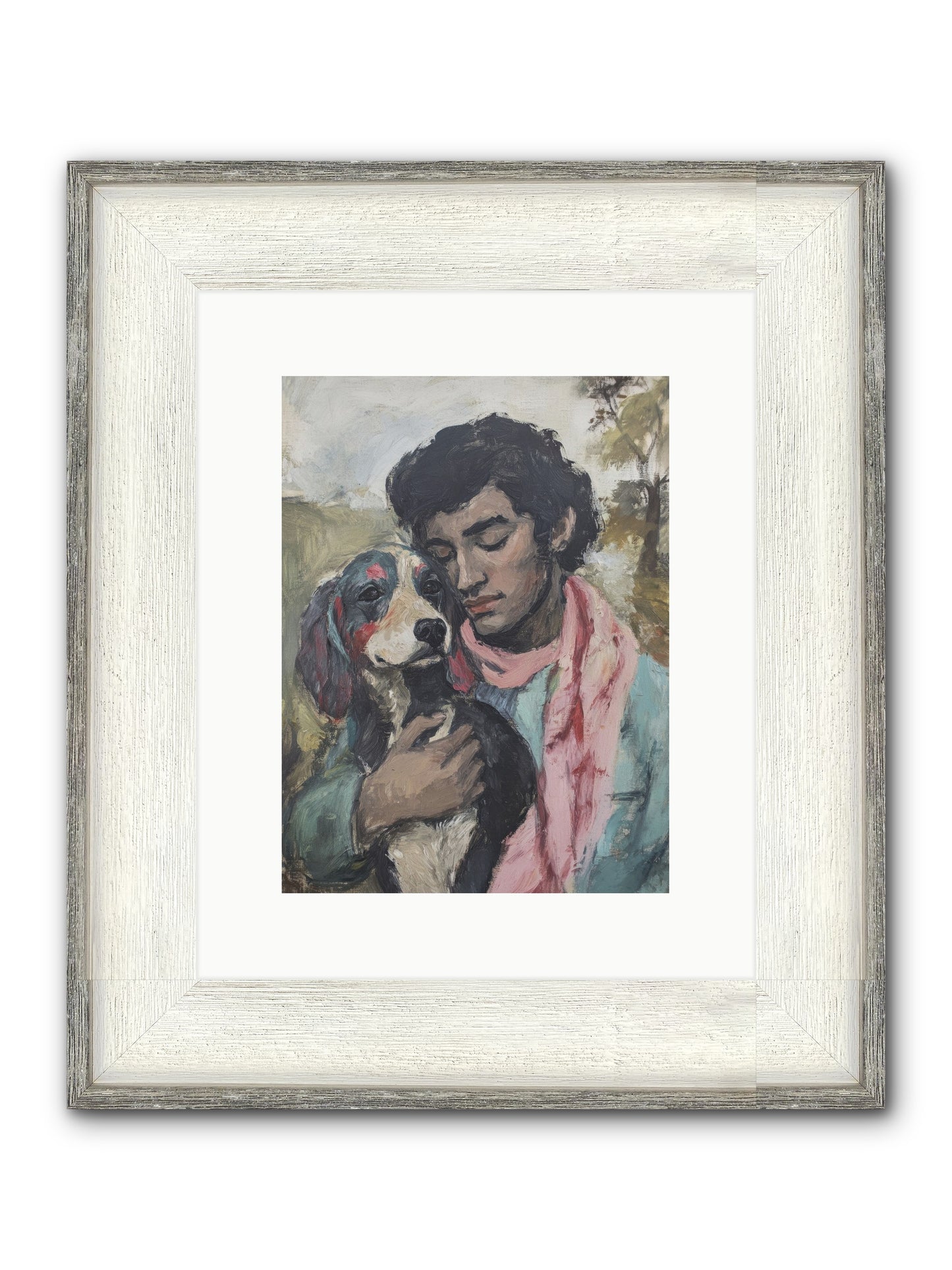 Beloved Little Soul Framed Print - Driftwood White 9x12