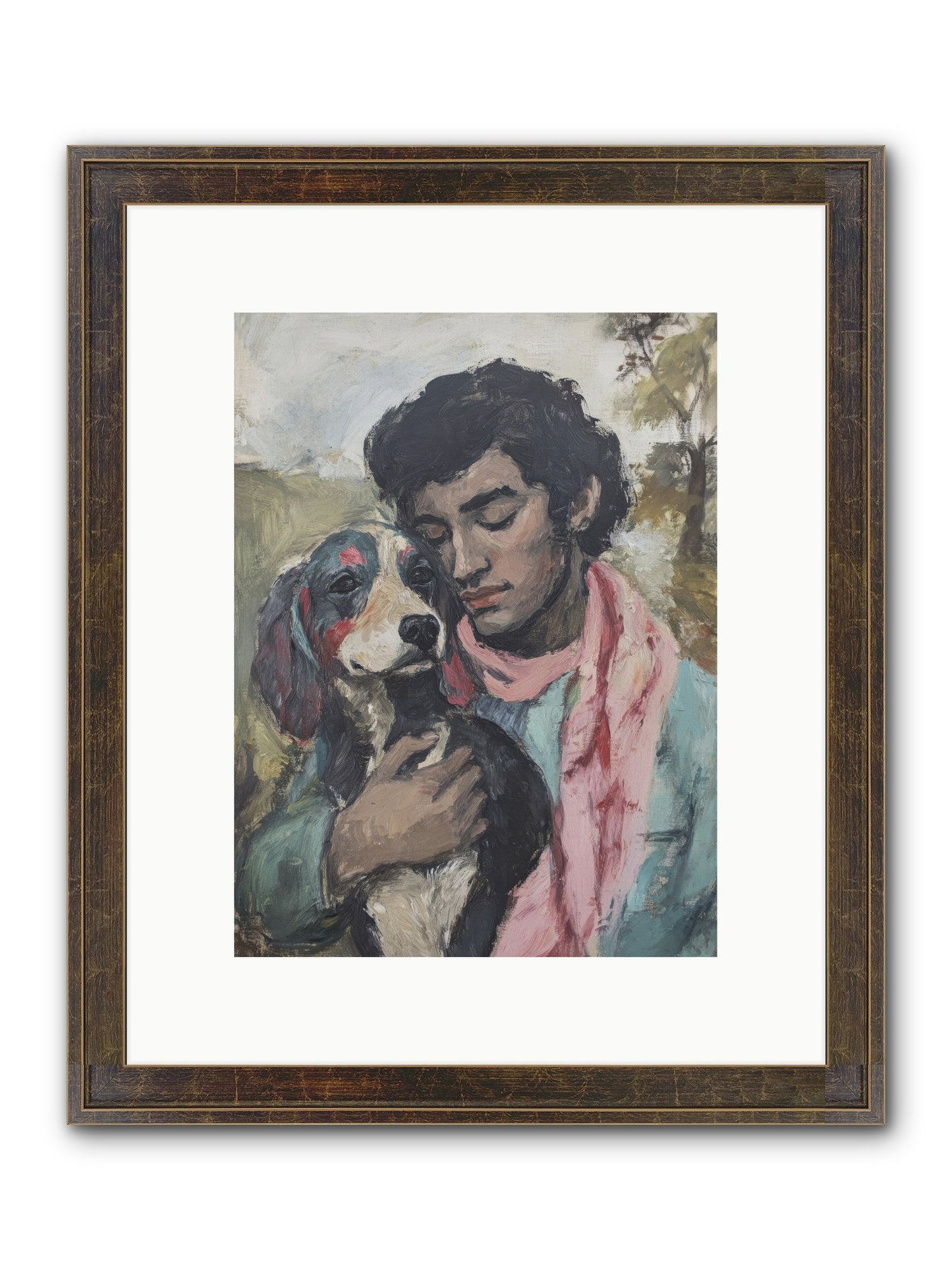 Beloved Little Soul Framed Print - Slimwoods Black/Gold 9x12