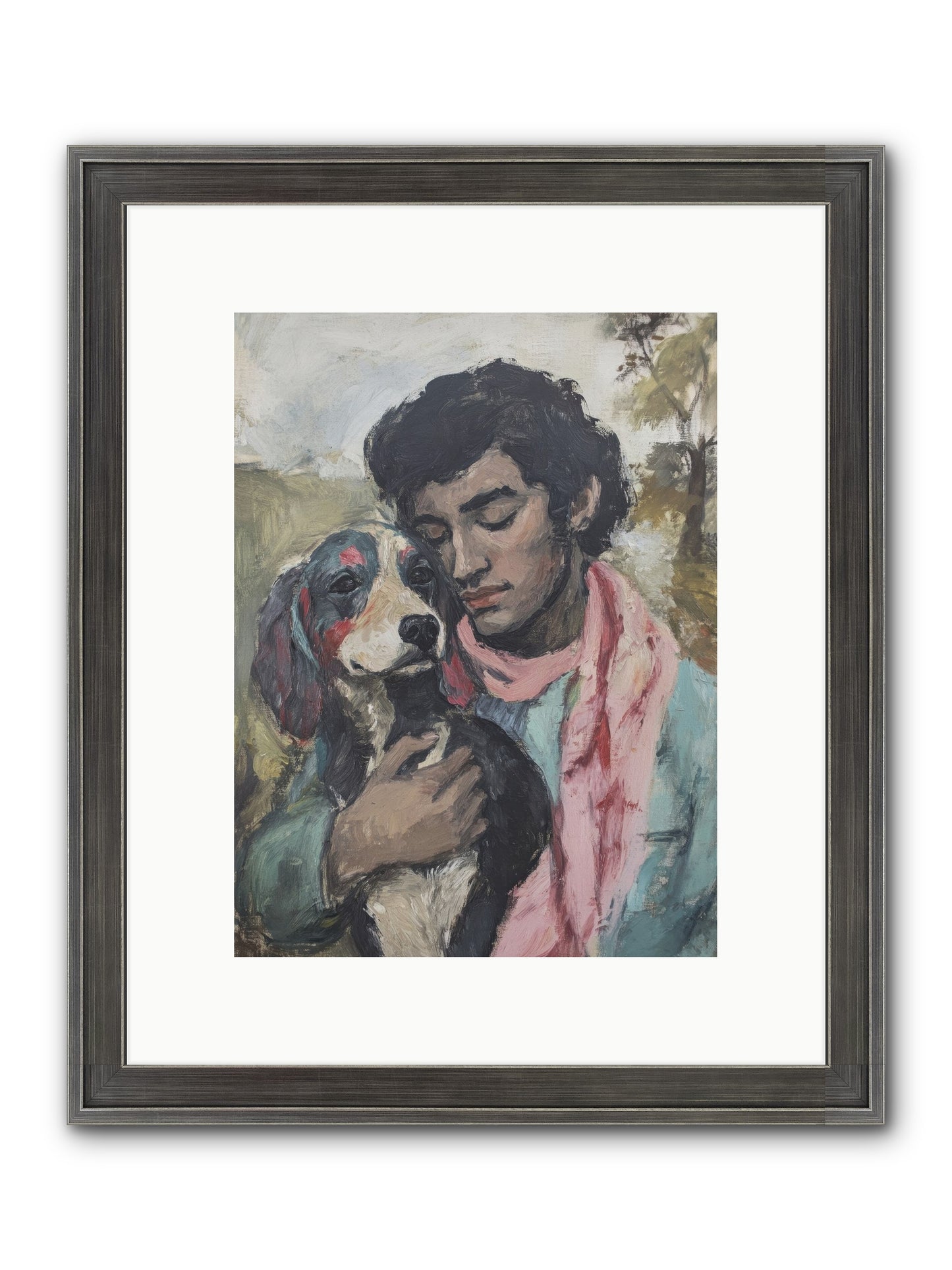 Beloved Little Soul Framed Print - Slimwoods Black/Silver 9x12