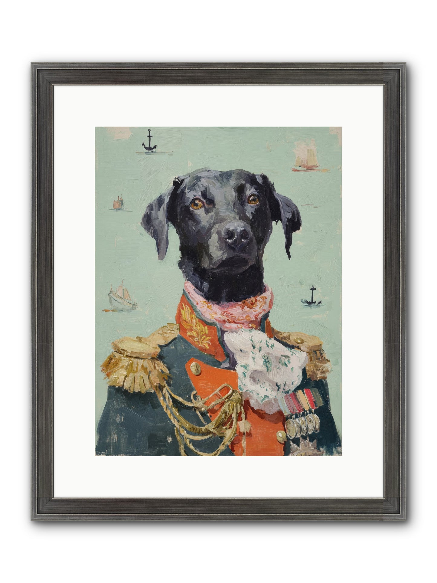 Beloved Rogue Framed Print - Slimwoods Black/Silver 12x16