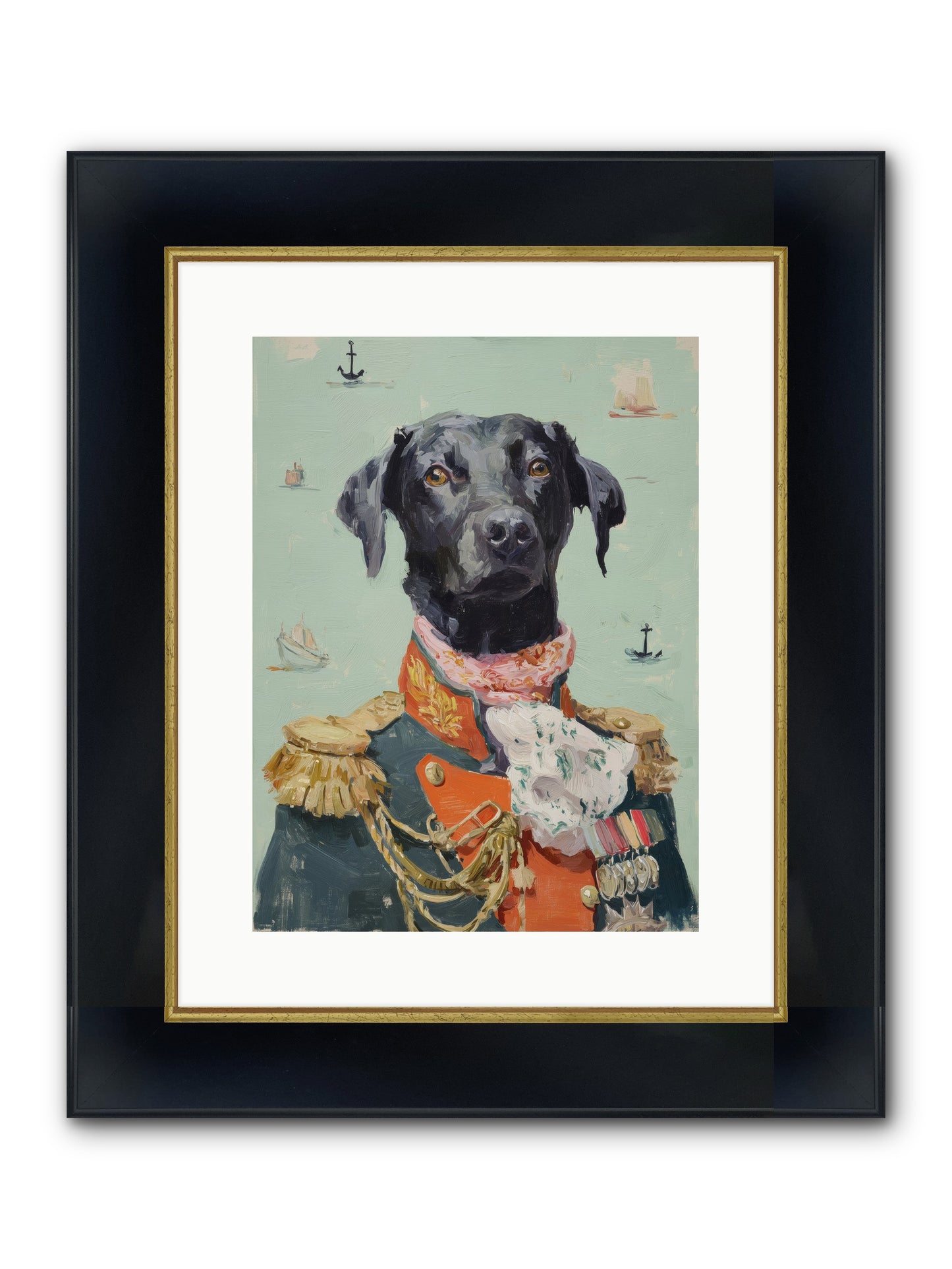 Beloved Rogue Framed Print - Wide Black w/Gold 12x16