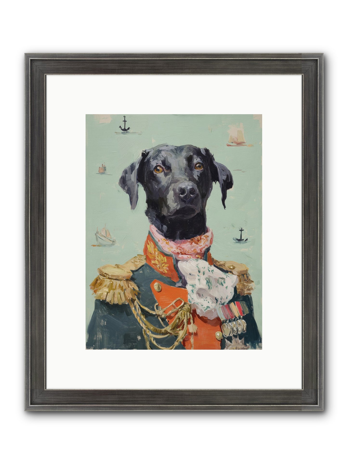 Beloved Rogue Framed Print - Slimwoods Black/Silver 9x12