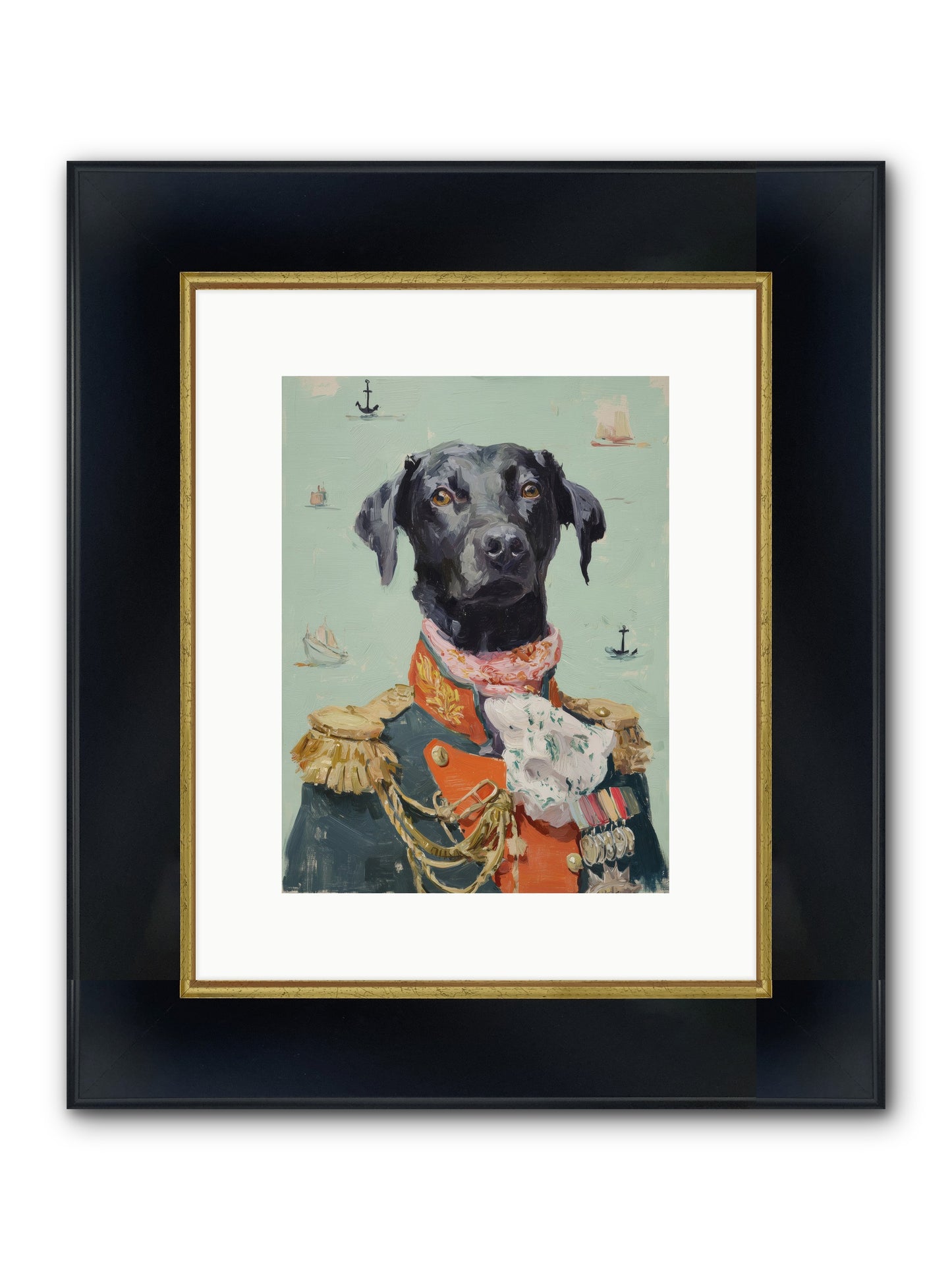 Beloved Rogue Framed Print - Wide Black w/Gold 9x12