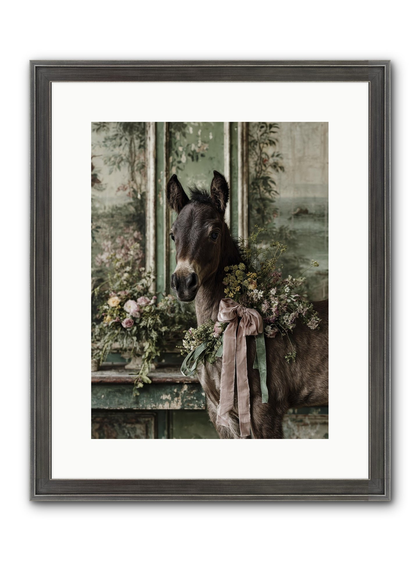 Bergman Framed Print - Slimwoods Black/Silver 12x16
