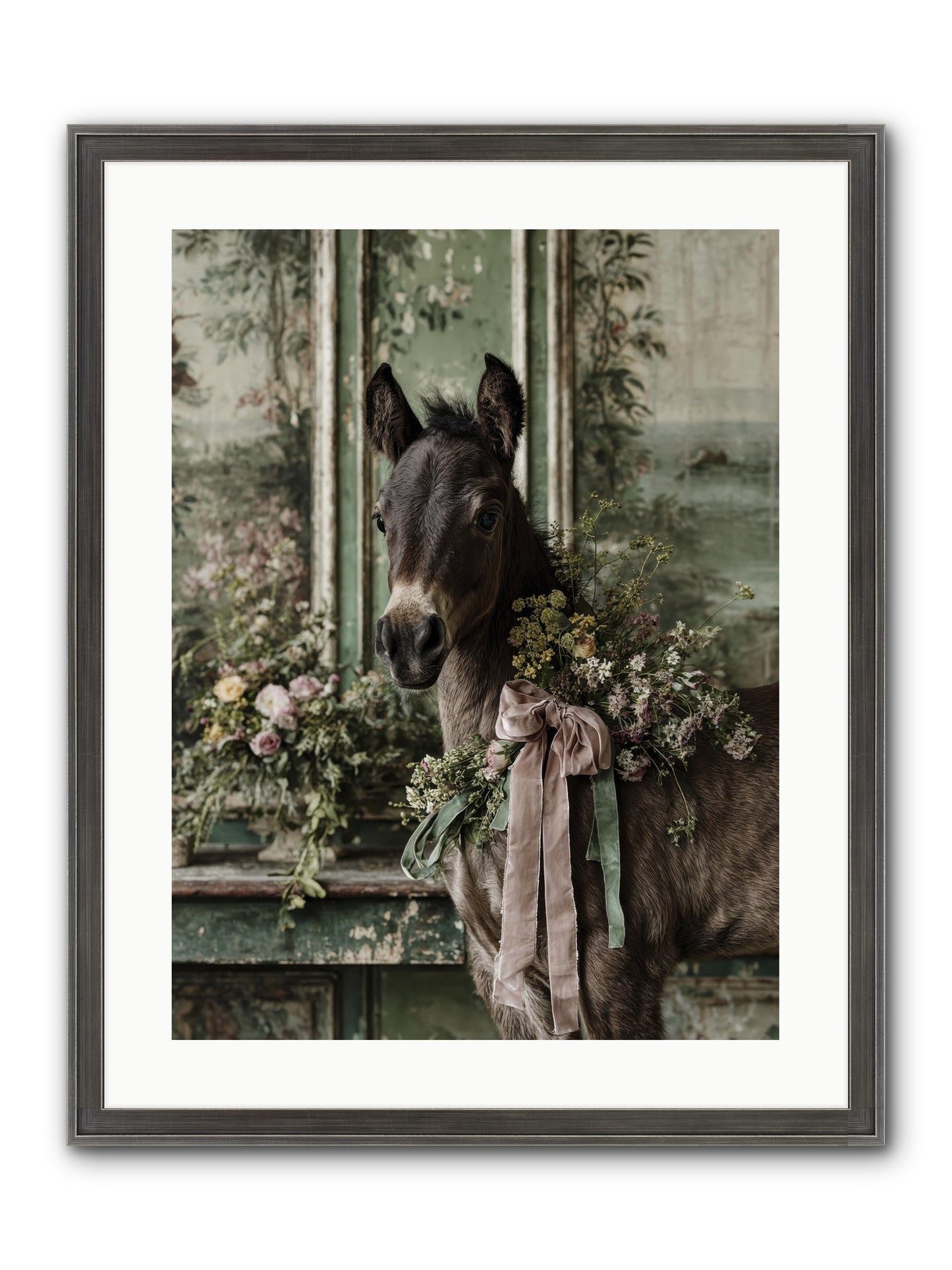 Bergman Framed Print - Slimwoods Black/Silver 18x24