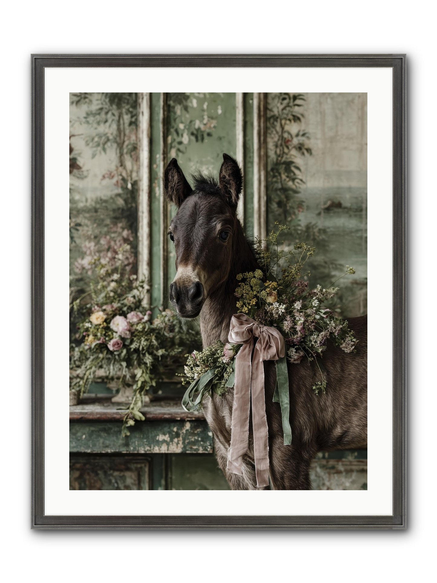 Bergman Framed Print - Slimwoods Black/Silver 24x32