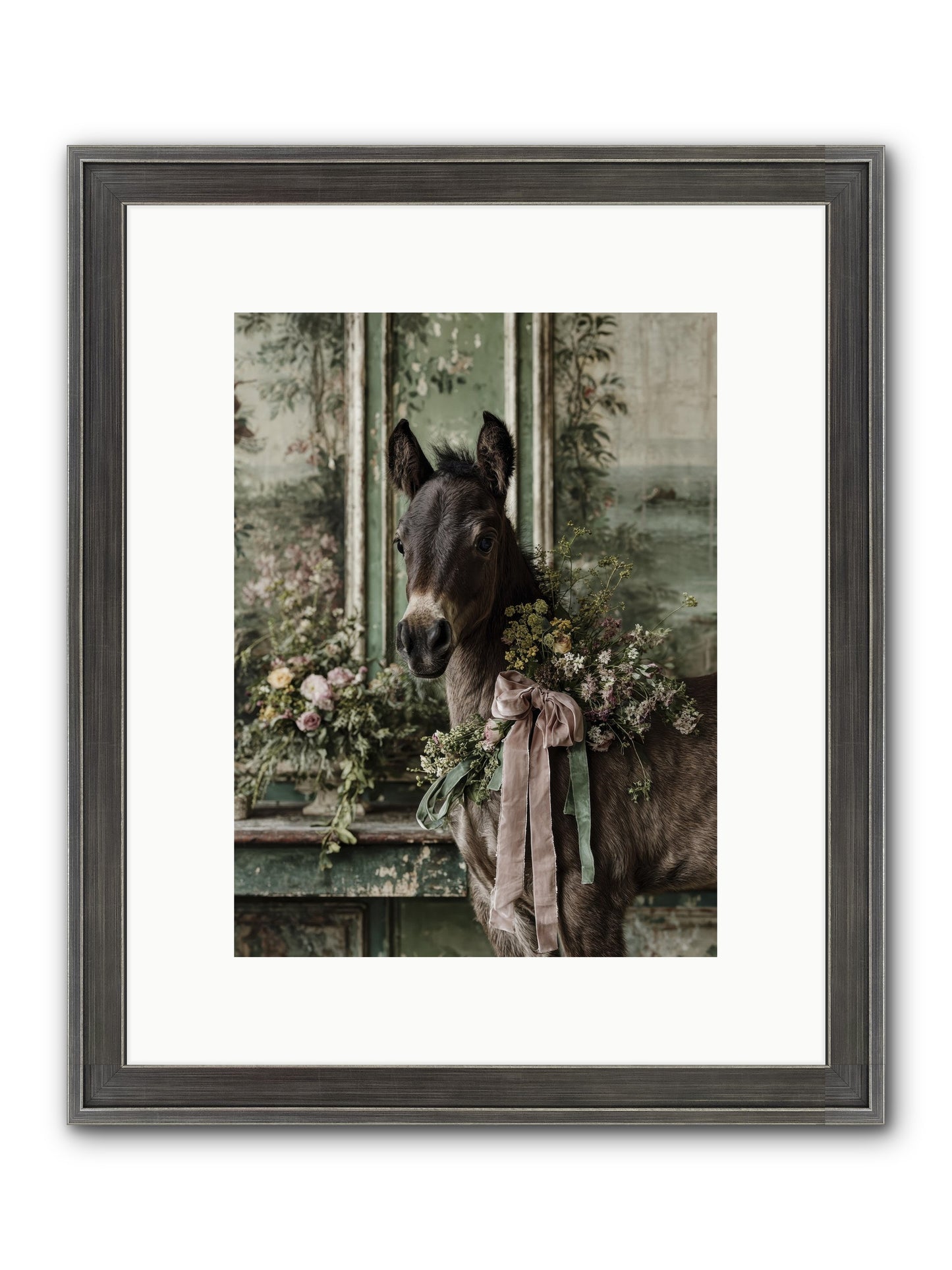 Bergman Framed Print - Slimwoods Black/Silver 9x12