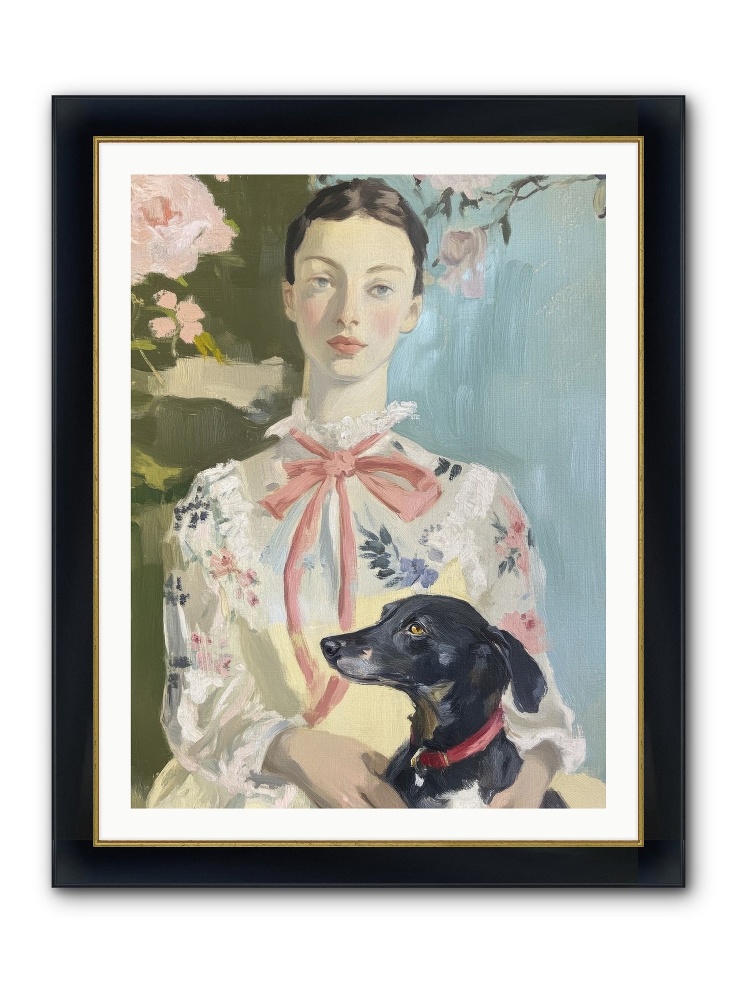 Best Friend For Life Framed Print - Wide Black w/Gold 30x40