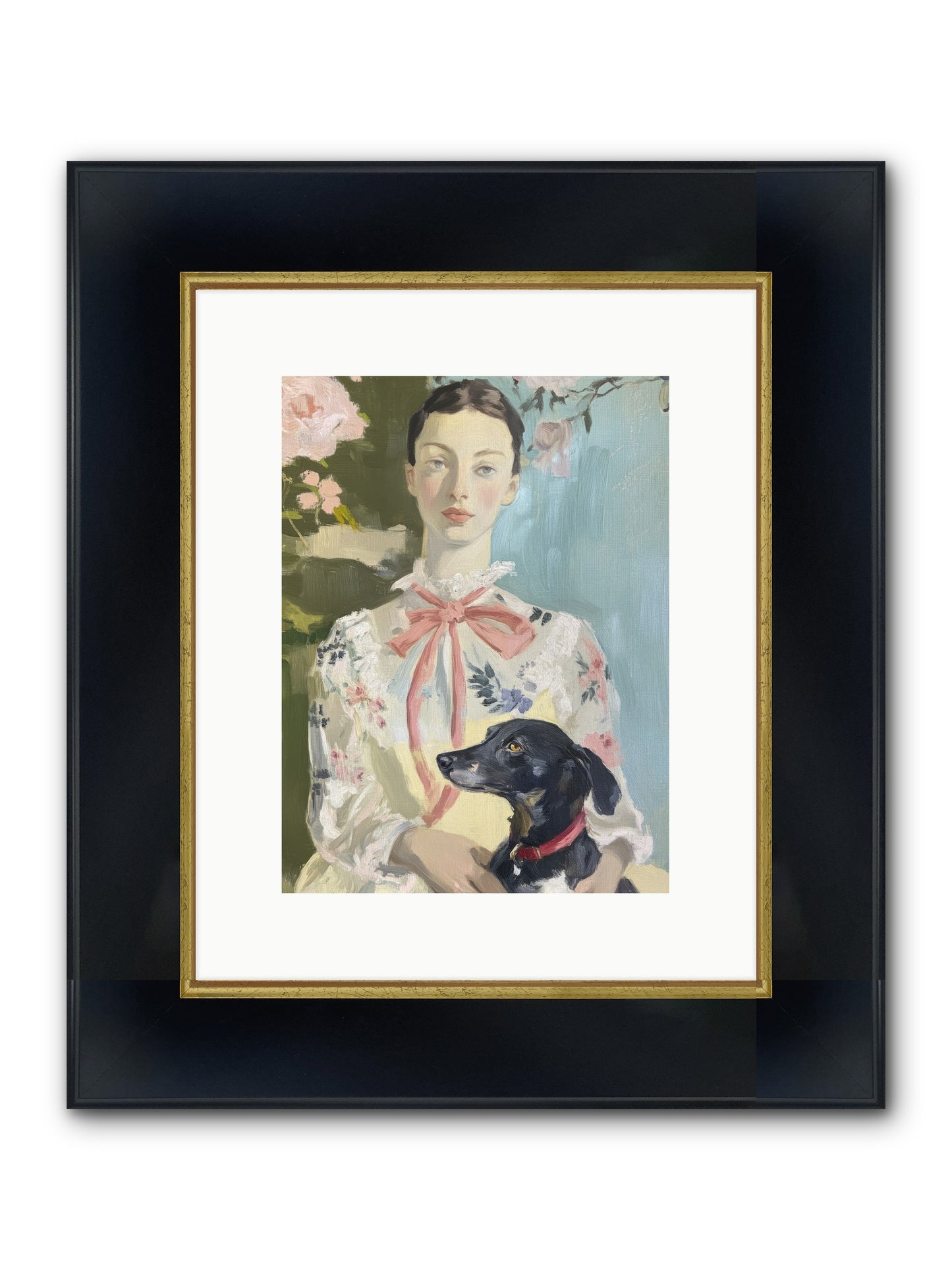 Best Friend For Life Framed Print - Wide Black w/Gold 9x12